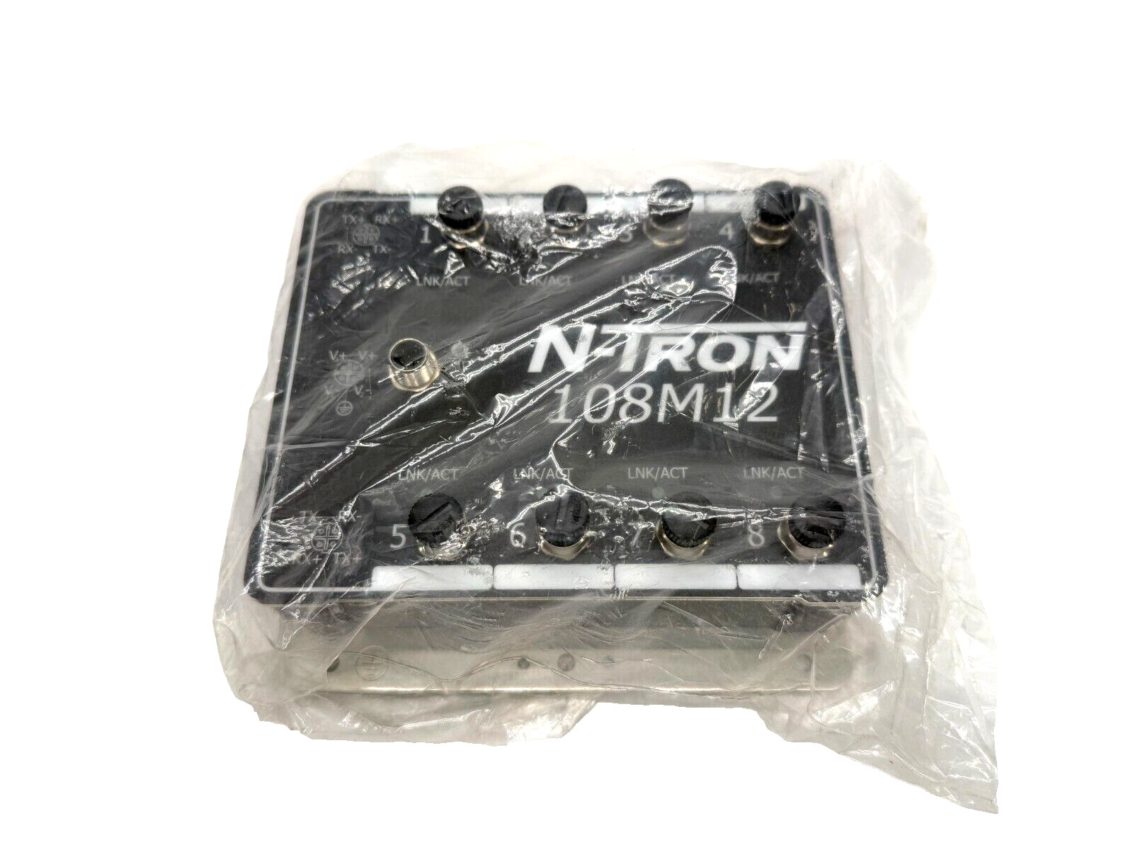 RED LION 108M12 N-TRON INDUSTRIAL ETHERNET SWITCH – NNP