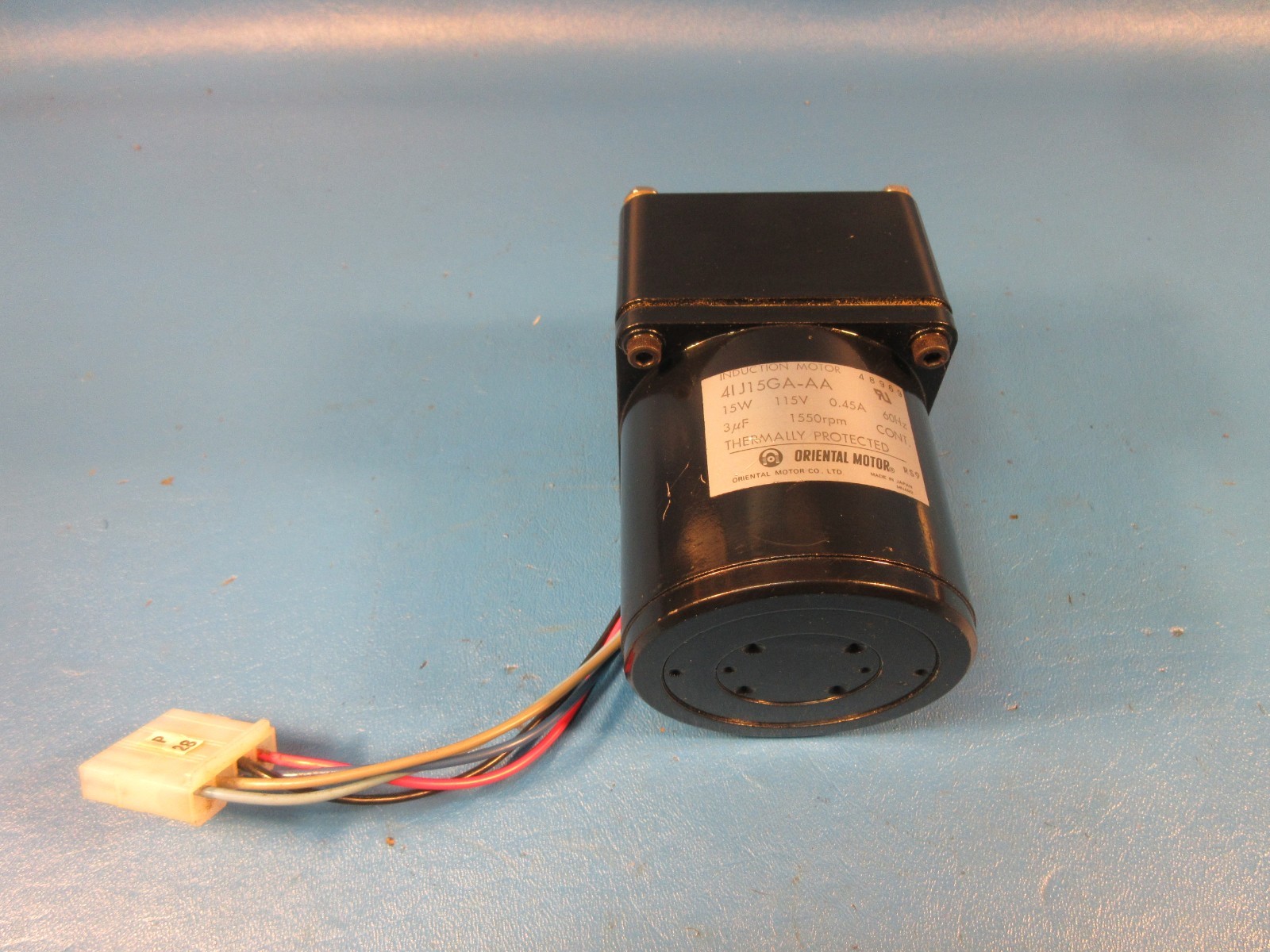 USED Oriental Motor 4IJ15GA-AA, 115V Induction Motor w 4GA100LA Gearhead