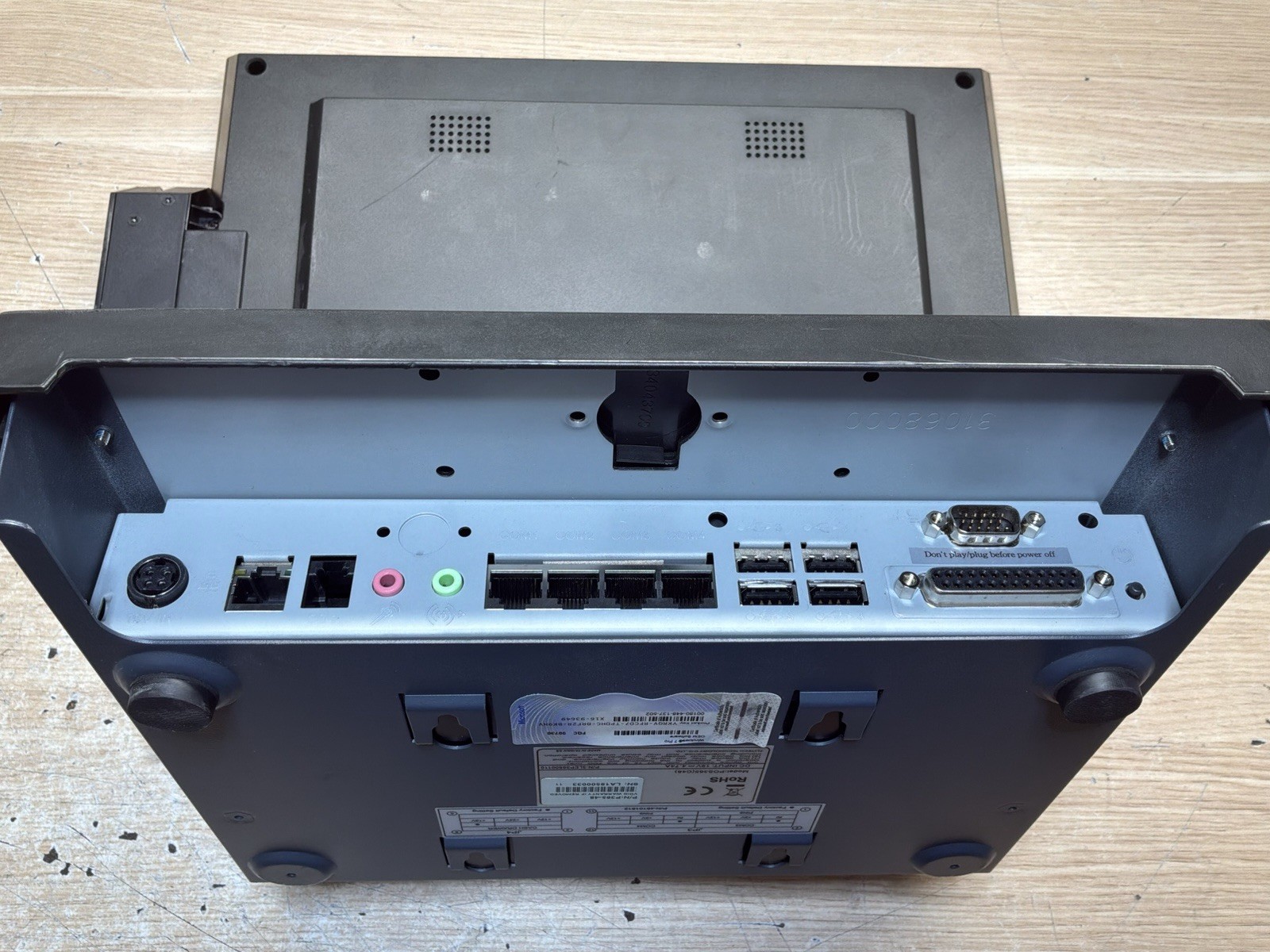 TEKVISIONS 15″ POs System / POS365-C48 / Preowned/ JUA3990