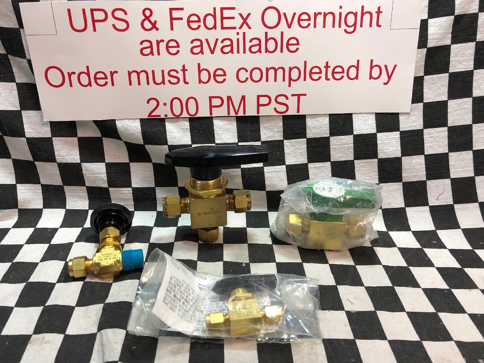 LOT OF 4 NUPRO/WHITEY VALVE, B-6P6T, B-44XS6, B-1VM4-S4, B-41S2, SHIPSAMEDAY