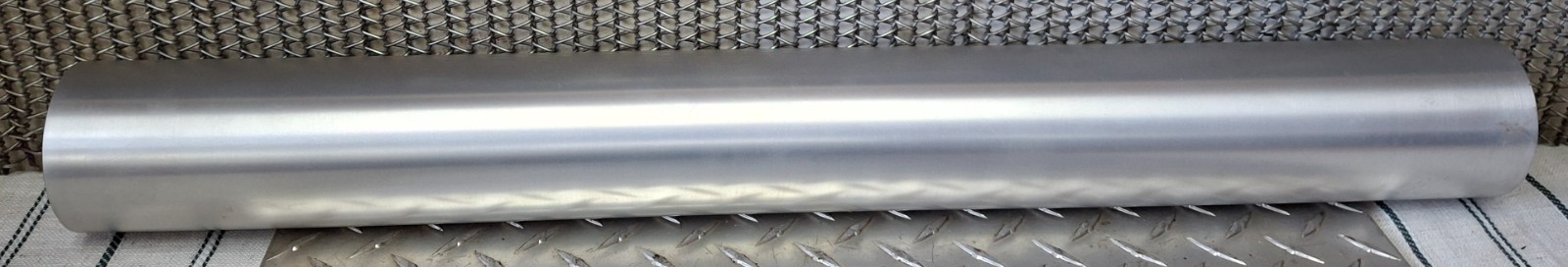 AL Aluminum Roller Round Tube 25.5″ Long Mild Steel Tubing