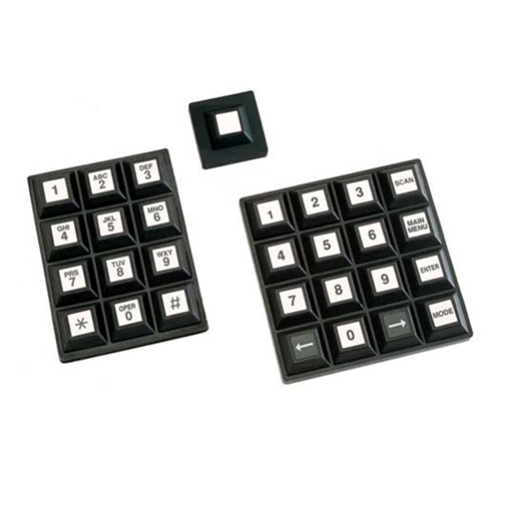 Grayhill 84S-BB1-000-N 0.01A @ 24VDC 16 Overlay Keys Non-Illum. Keypad Switch