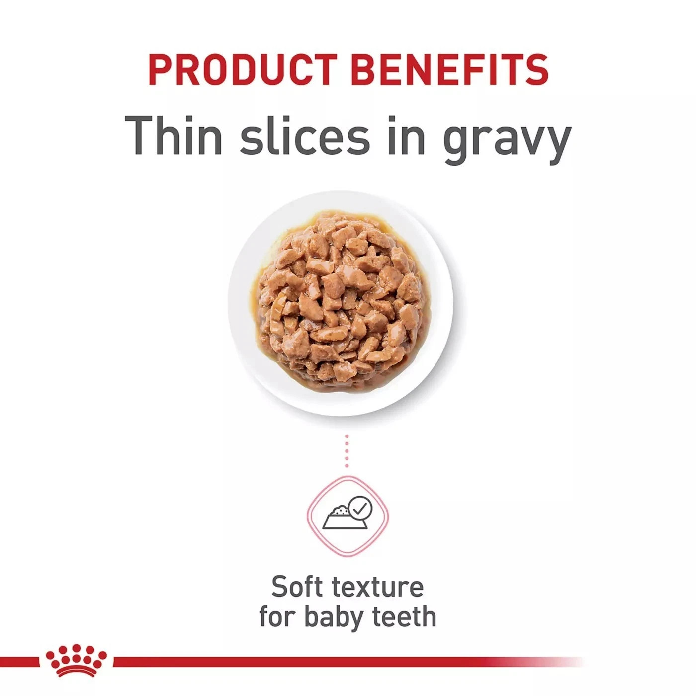 Royal Canin Health Nutrition Kitten Thin Slices in Gravy Wet Cat Food -3oz, 24CT