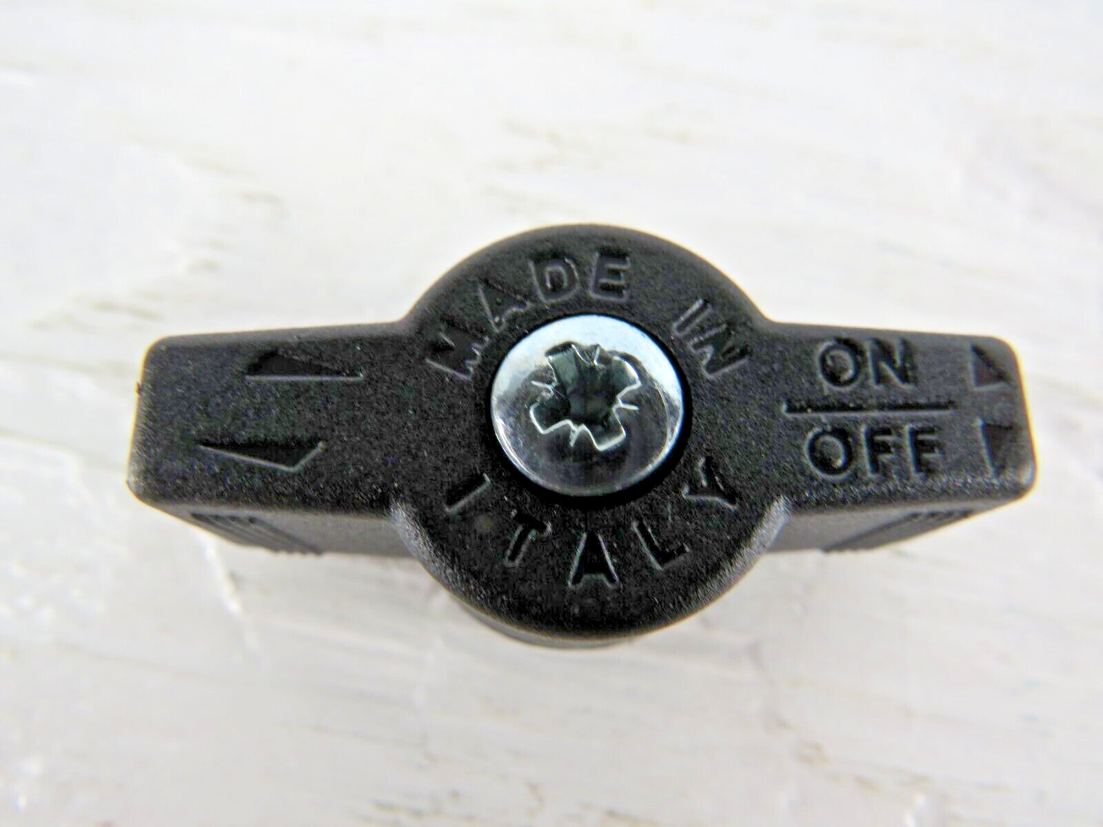 Lot Of 168 black Valve Knobs handles 1.5″ made in Italy