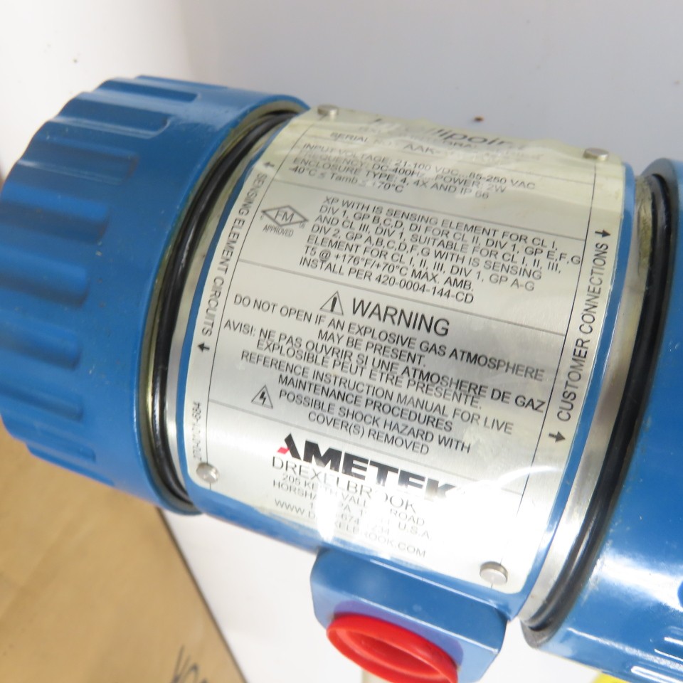 Drexelbrook Ametek 700-1202-021 Sensing Element 36″ Probe 85-250VAC 21-100VDC