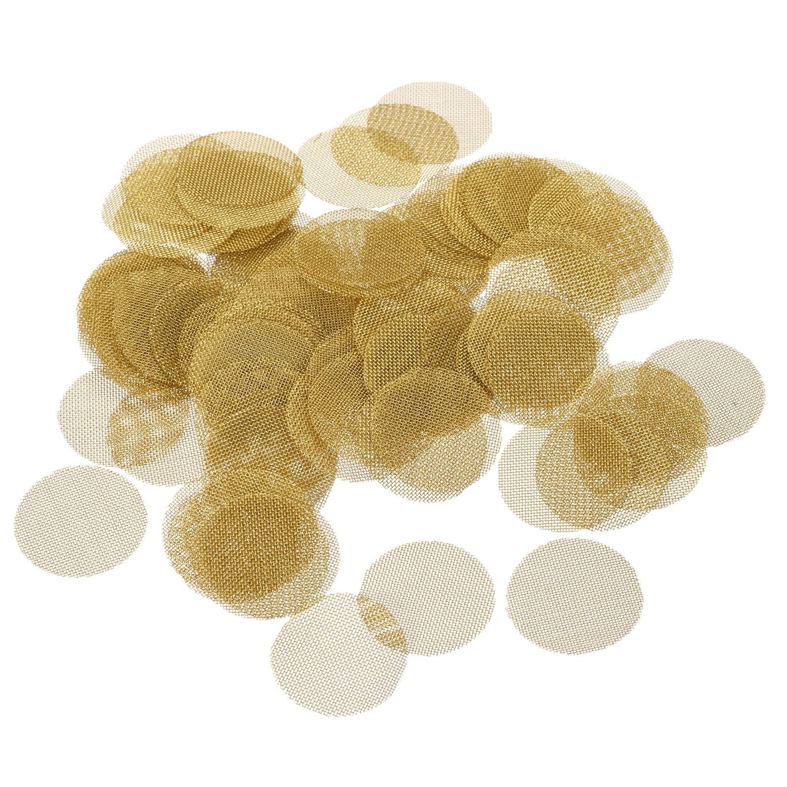 Pipe Screen Brass Screens 20mm Diameter for Pipe Filter, Pack of 100