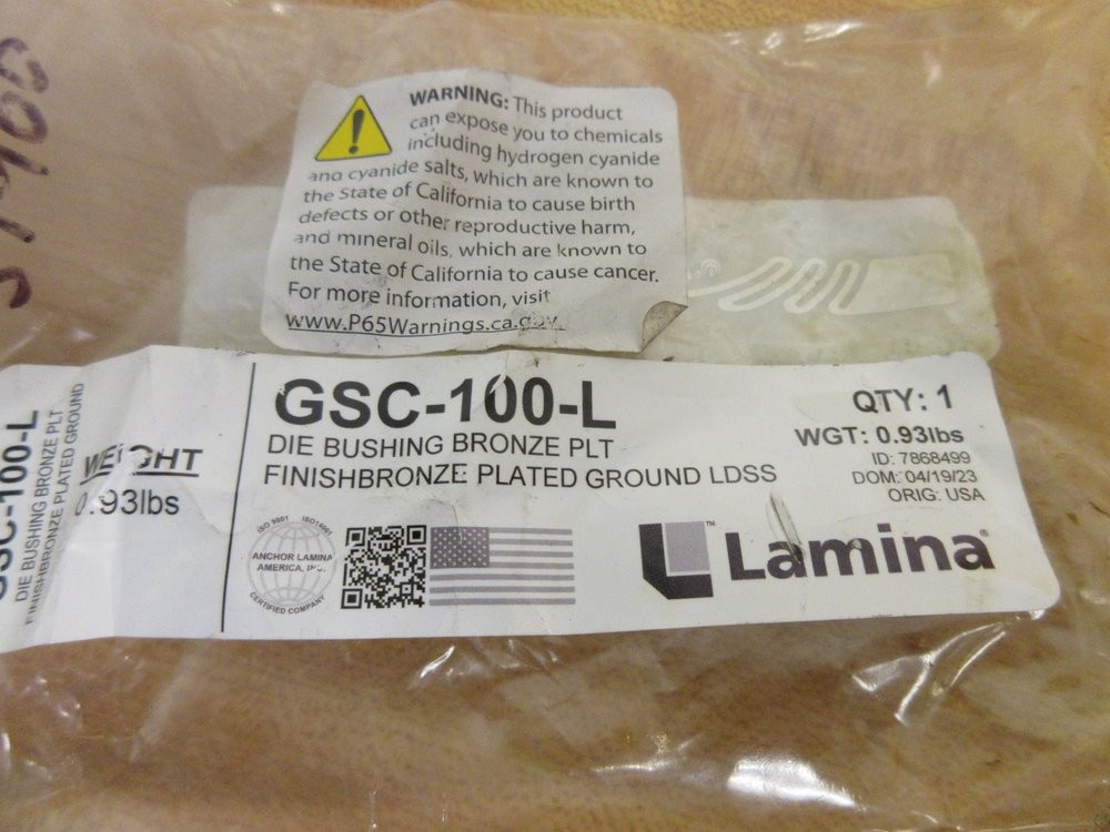 Lamina GSC-100-L Die Bushing GSC100L