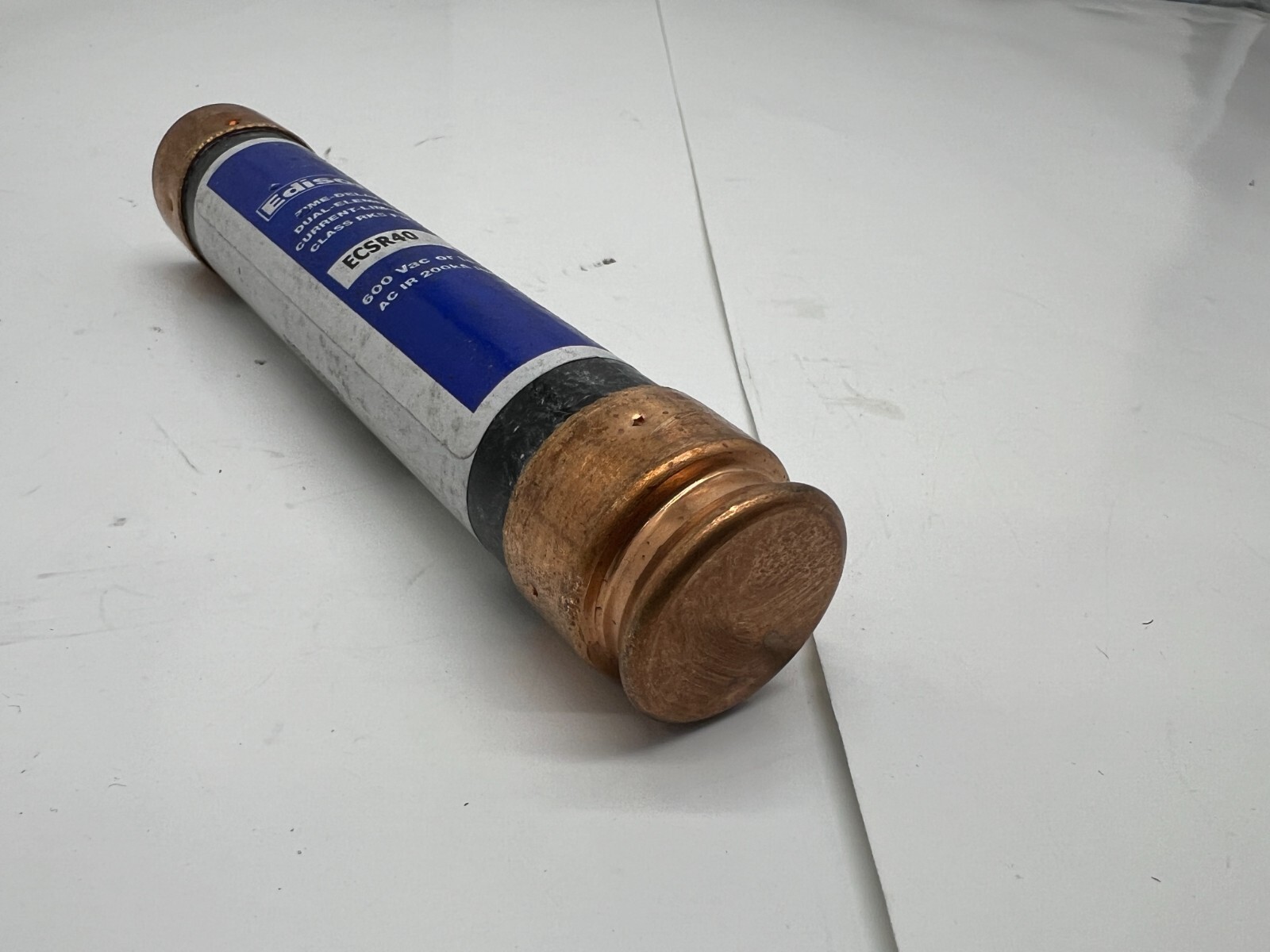 Edison Time Delay Current Limiting Dual Element RK5 Fuse ECSR40 600V40A