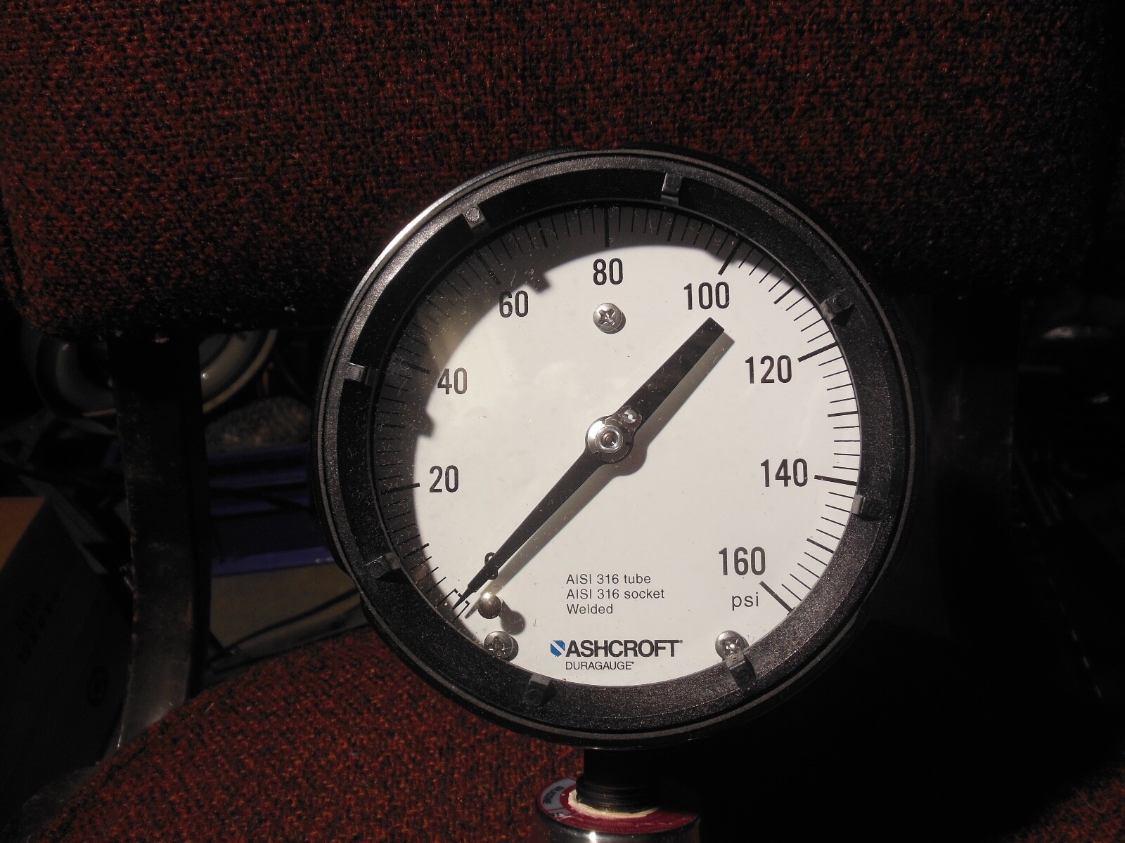 Ashcroft Duragauge w/ Diaphragm seal 45-1279-SS-04L-160#