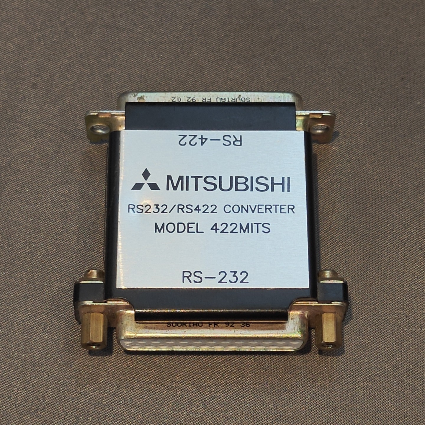 Mitsubishi 422MITS Converter Adapter Plug RS-422, RS-232 Used