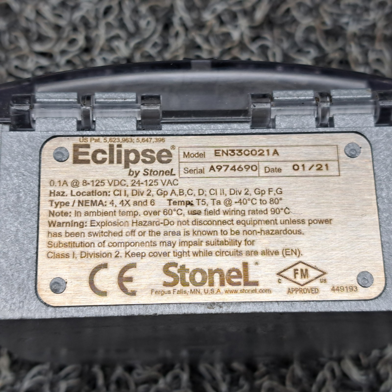StoneL Eclipse EN330021A / SST 316041 21 17 32 (LOT)