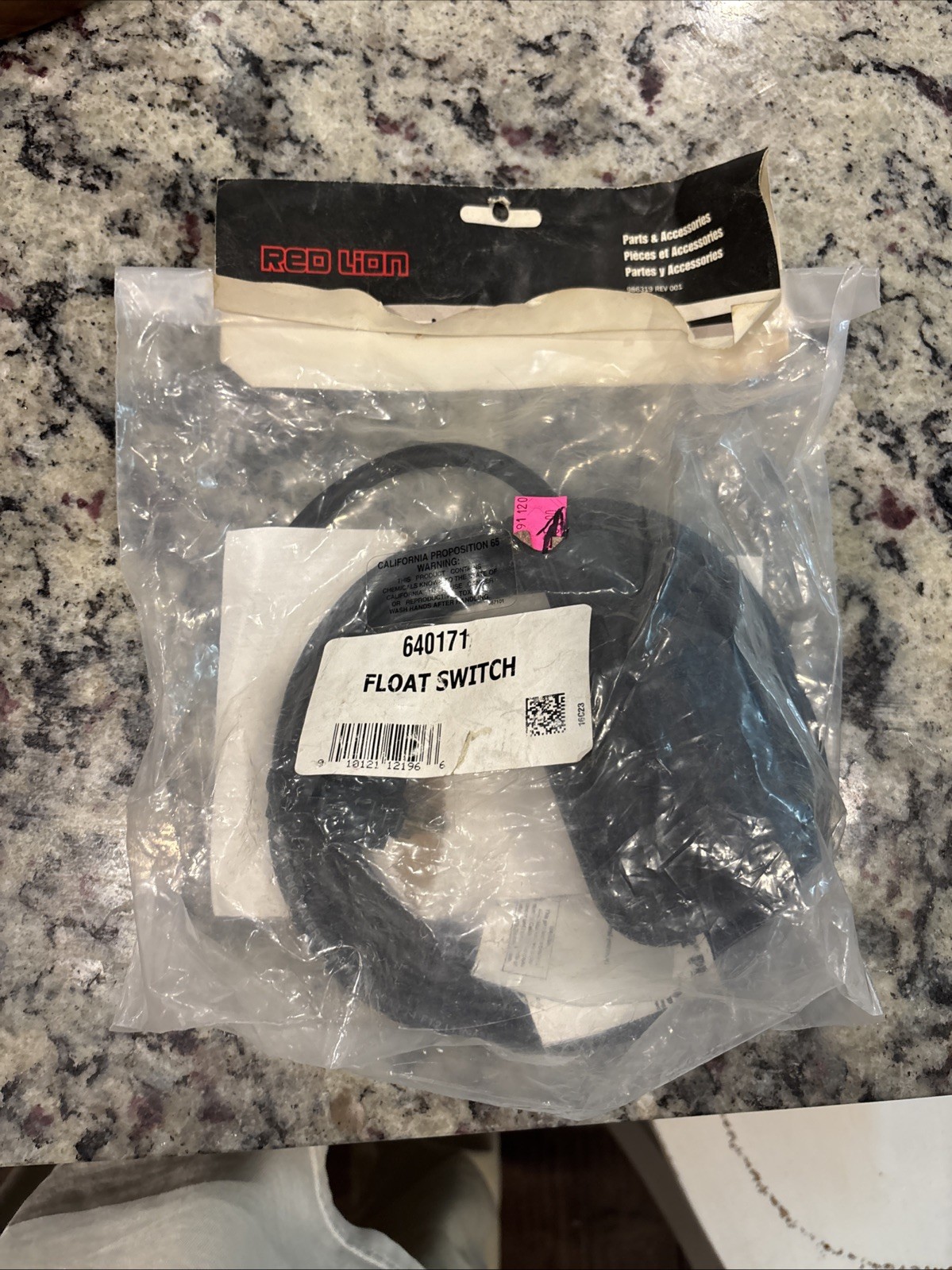 Red Lion 640171 Switch/Interruptr 10’ Piggyback Float Switch New Free Shipping