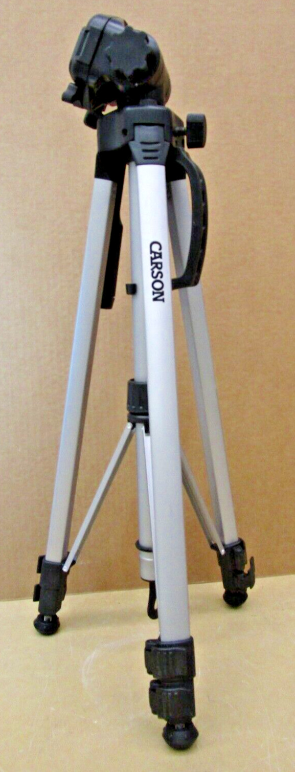 Carson Optical The Rock Deluxe 3-Way Panhead Aluminum Tripod Up to 61″ 1290OMF