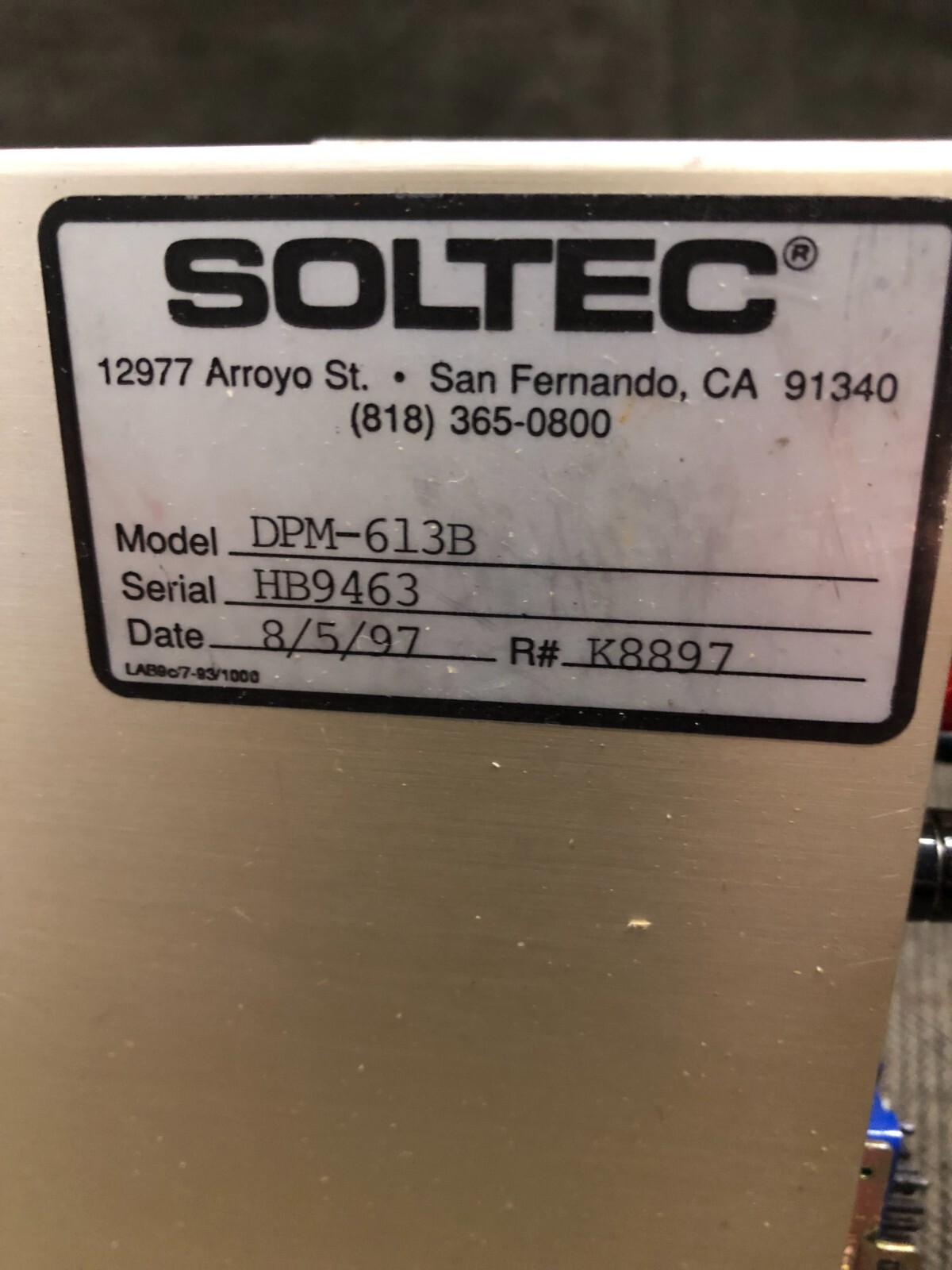 Kyowa Soltec Strain Amplifier DPM-613B