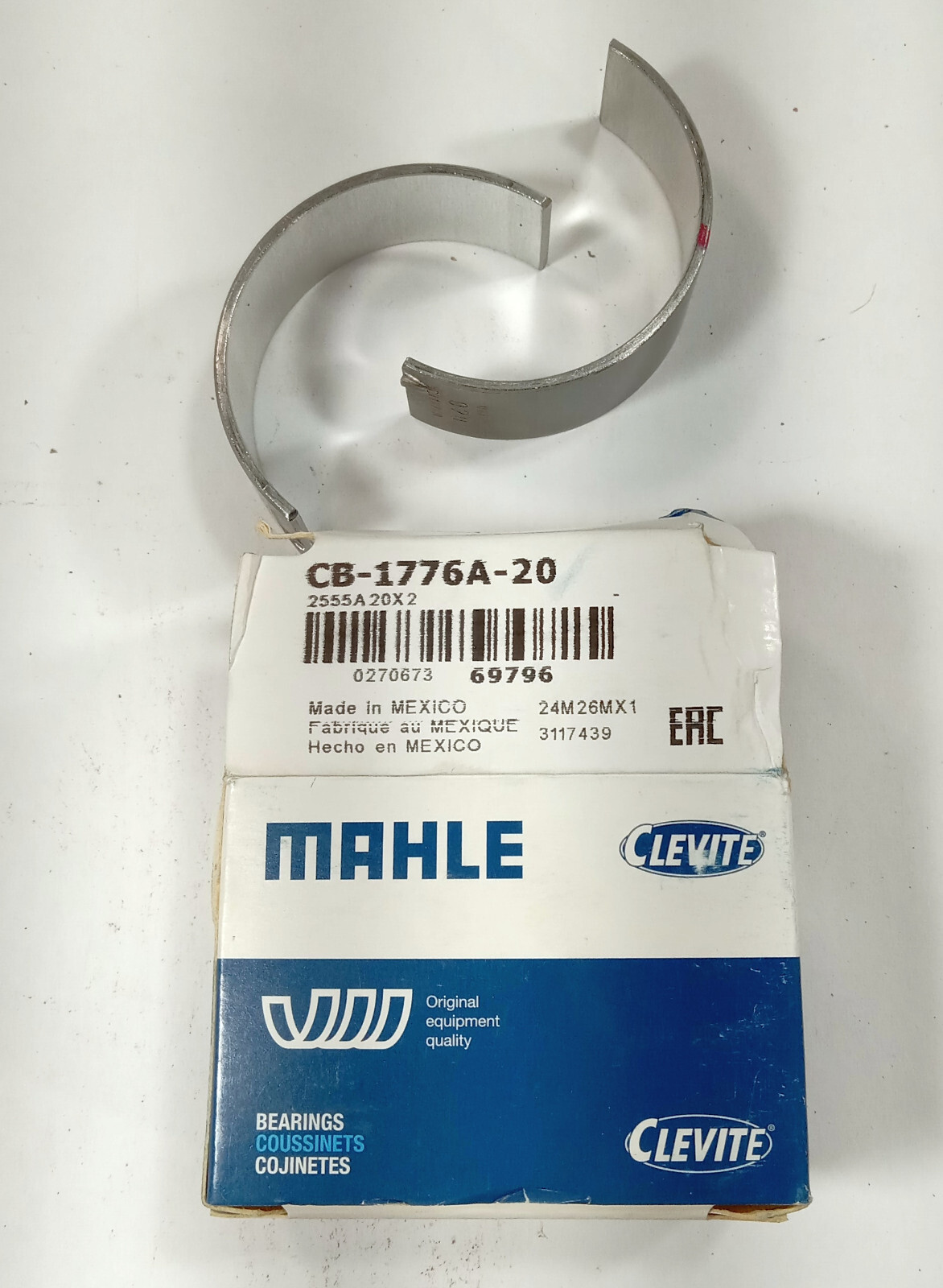 1 NEW MAHLE CB-1776A-20 CONNECTING ROD BEARING SET NIB ***MAKE OFFER***