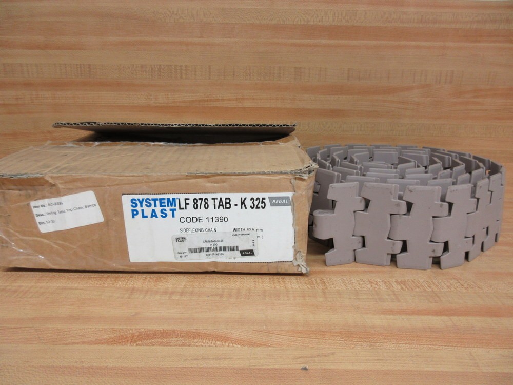 System Plast LF 878 TAB-K325 Sideflexing Chain LF878TABK325