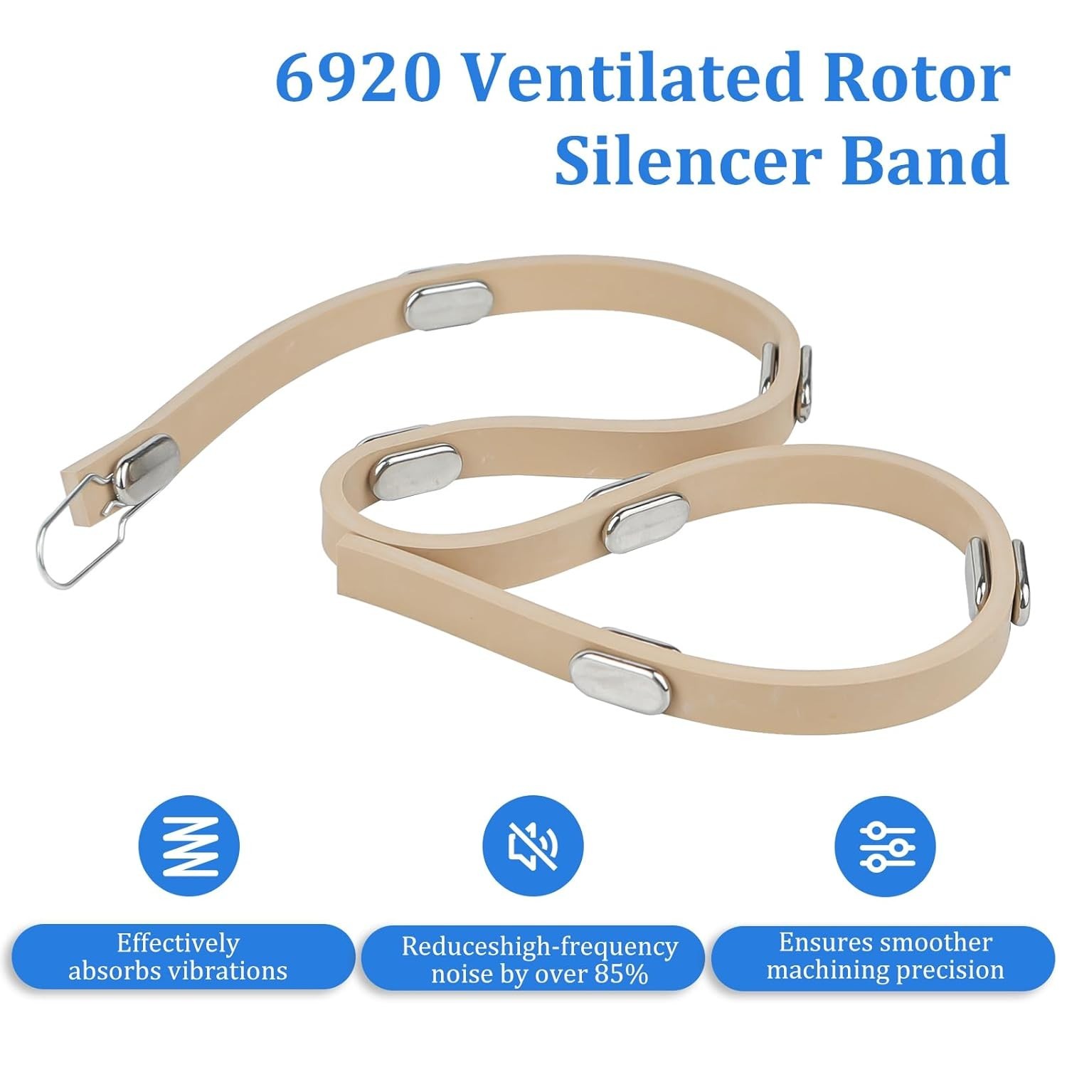 Brake Lathe Silencer Band 6920 Ventilated Rotor Natural Rubber Replacement AMMCO