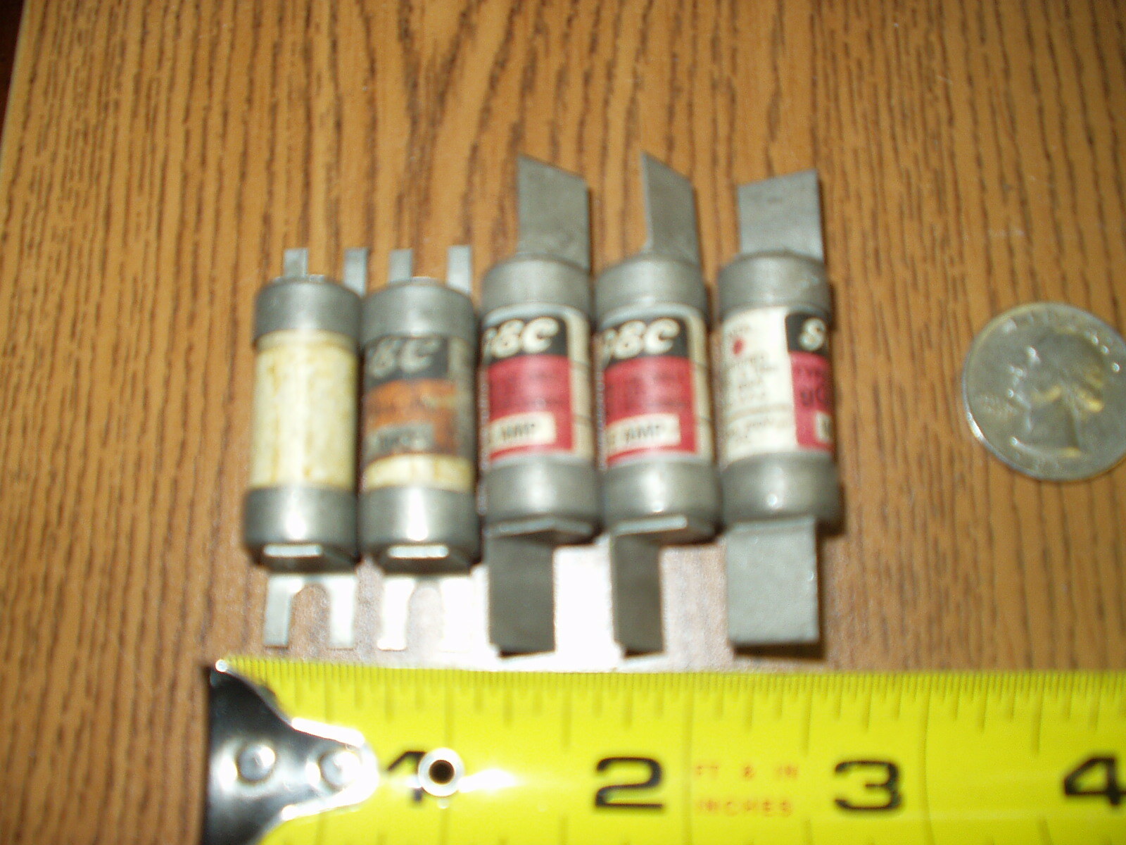 Lot of 2 USED GEC ALSTHOM NS6 and 1 NS10 TYPE G 440VAC 250VDC 80kA