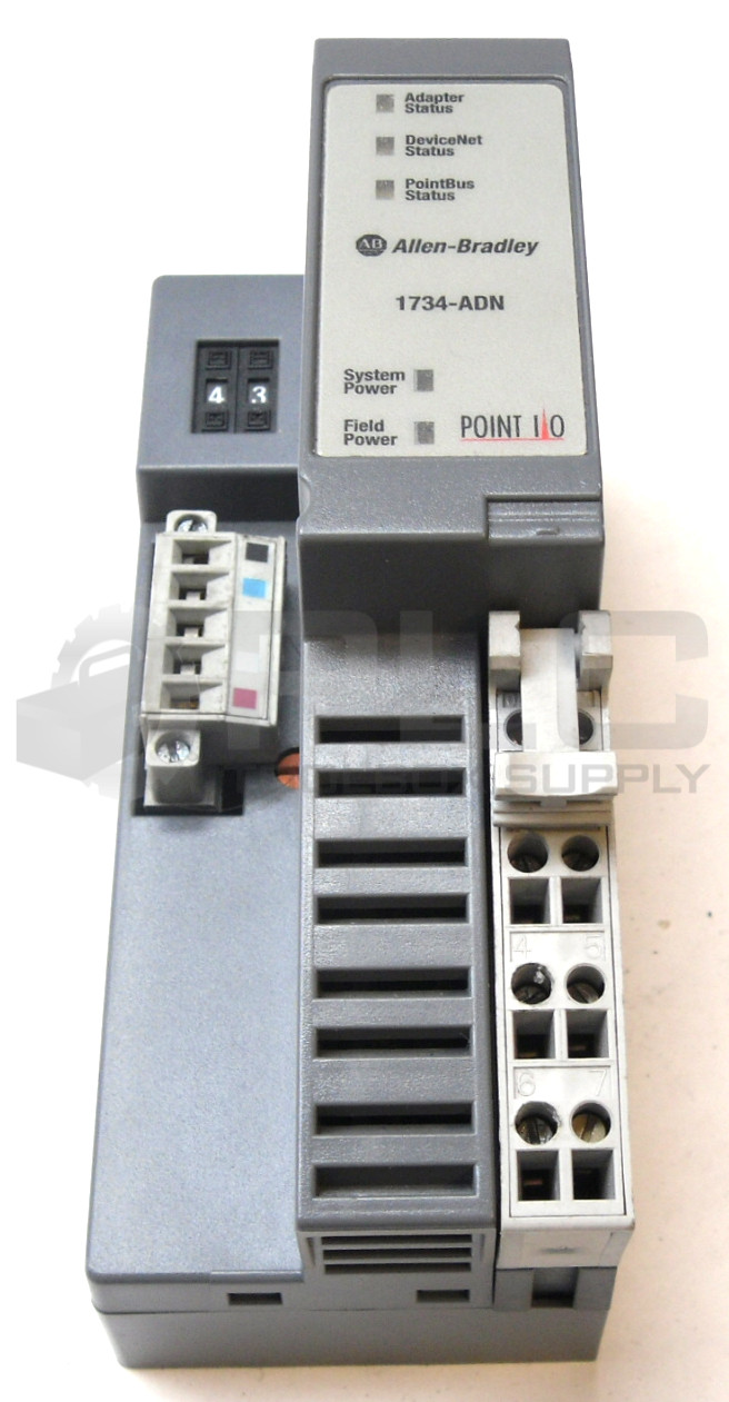 ALLEN BRADLEY 1734-ADN SER B POINT I/O ADPATER DEVICENET W/1734-RTB SER A