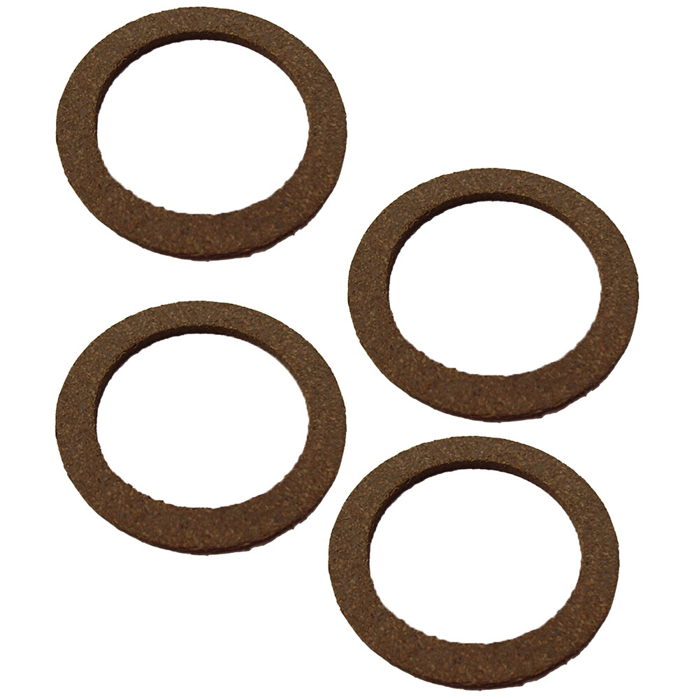 (4) Sediment Bowl Cork Gaskets Fits IH A B BN C 100 200 Fits FARMALL Fits Cub