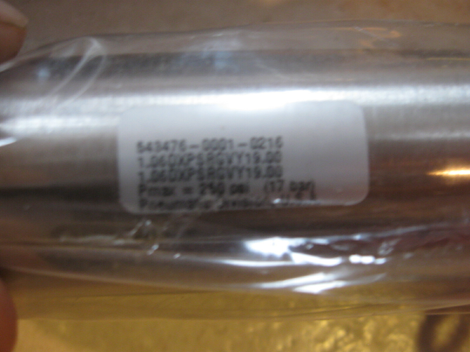 NEW RARE Lot 2 Parker Round Body Actuators Pneumatic 1.06DXPSRGVY19 24″ OAL