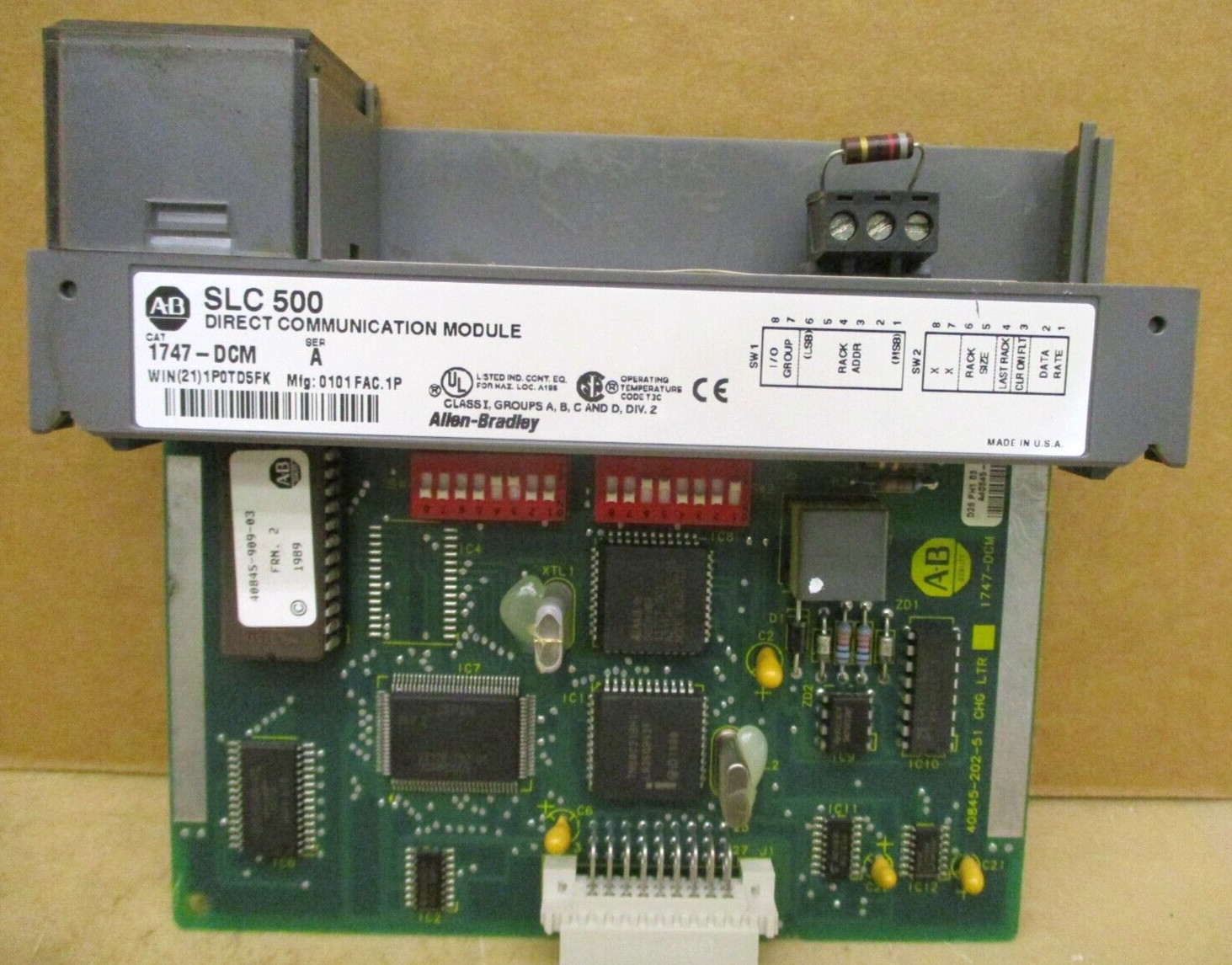 Allen-Bradley SLC 500 1746-P3 Ser A SLC 5/04 CPU 1747-L542 48664GN