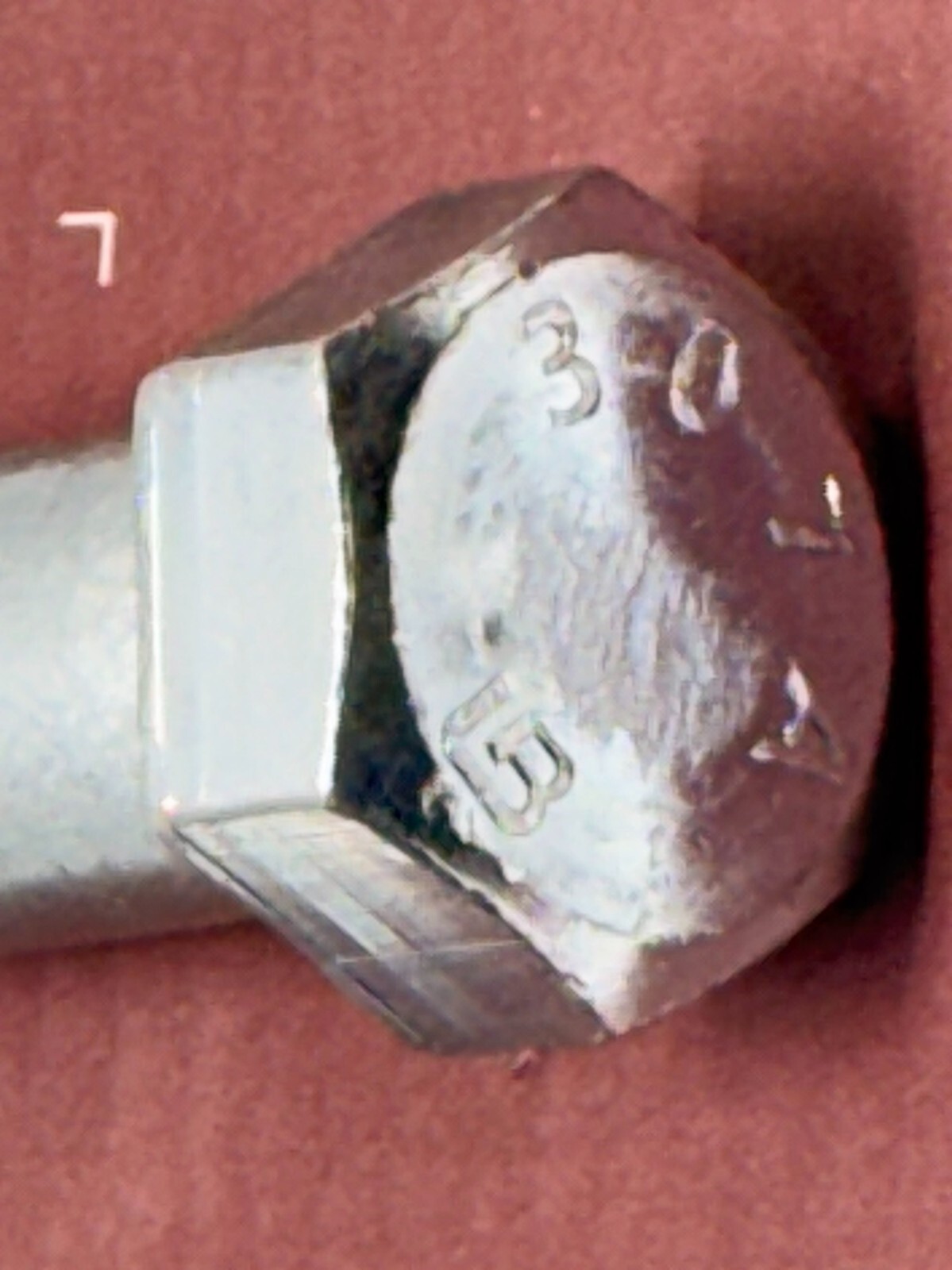 7/8-9 x 3 3/4″ Hex Bolt (PT) Grade A Zinc CR+3 A307 —Qty 10 -Brighton Best