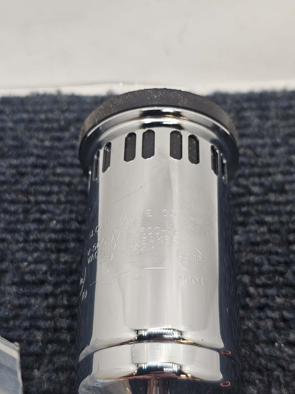 Sloan V600AA Vaccum Breaker Assembly 3/4 X 10-1/2″ Chrome Plate Finish