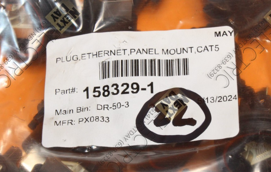 Bulgin, PX0833, Plug Ethernet Cabinet Enclosure Mount CAT5e Jack Receptacle Pane