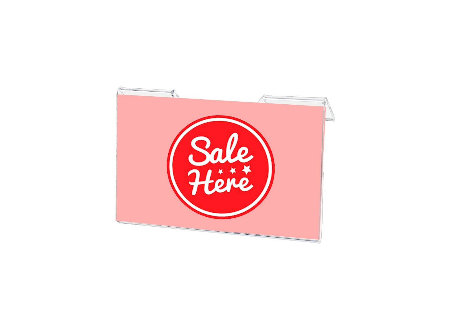 Grid or Slatwall Business Card Small Info Holder Display Rack Lot of 24