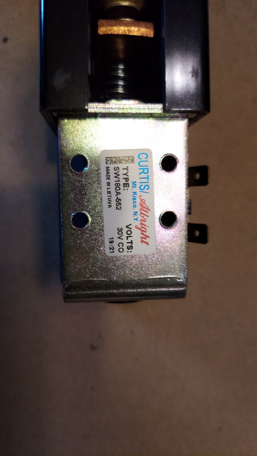 New Curtis Albright SW180A-552 Contactor