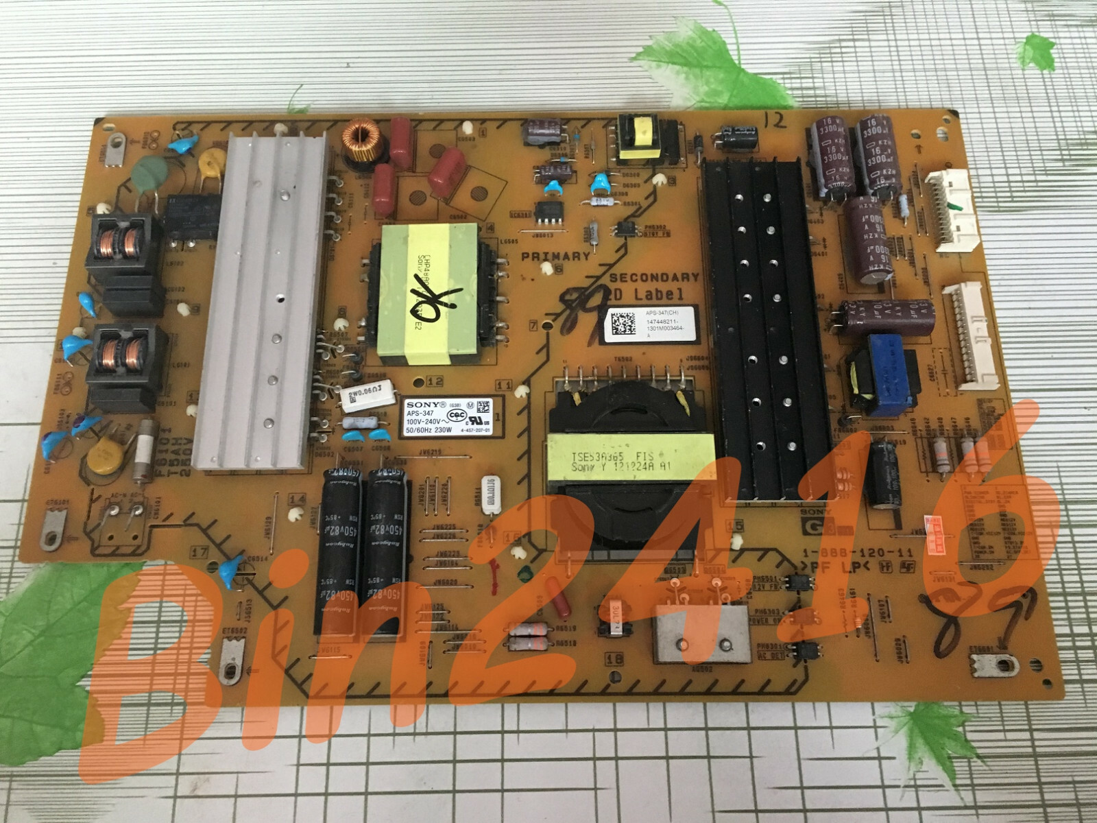 SONY Original KDL-55W950A Power Supply Board 1-888-120-11 APS-347 USED 1PCS