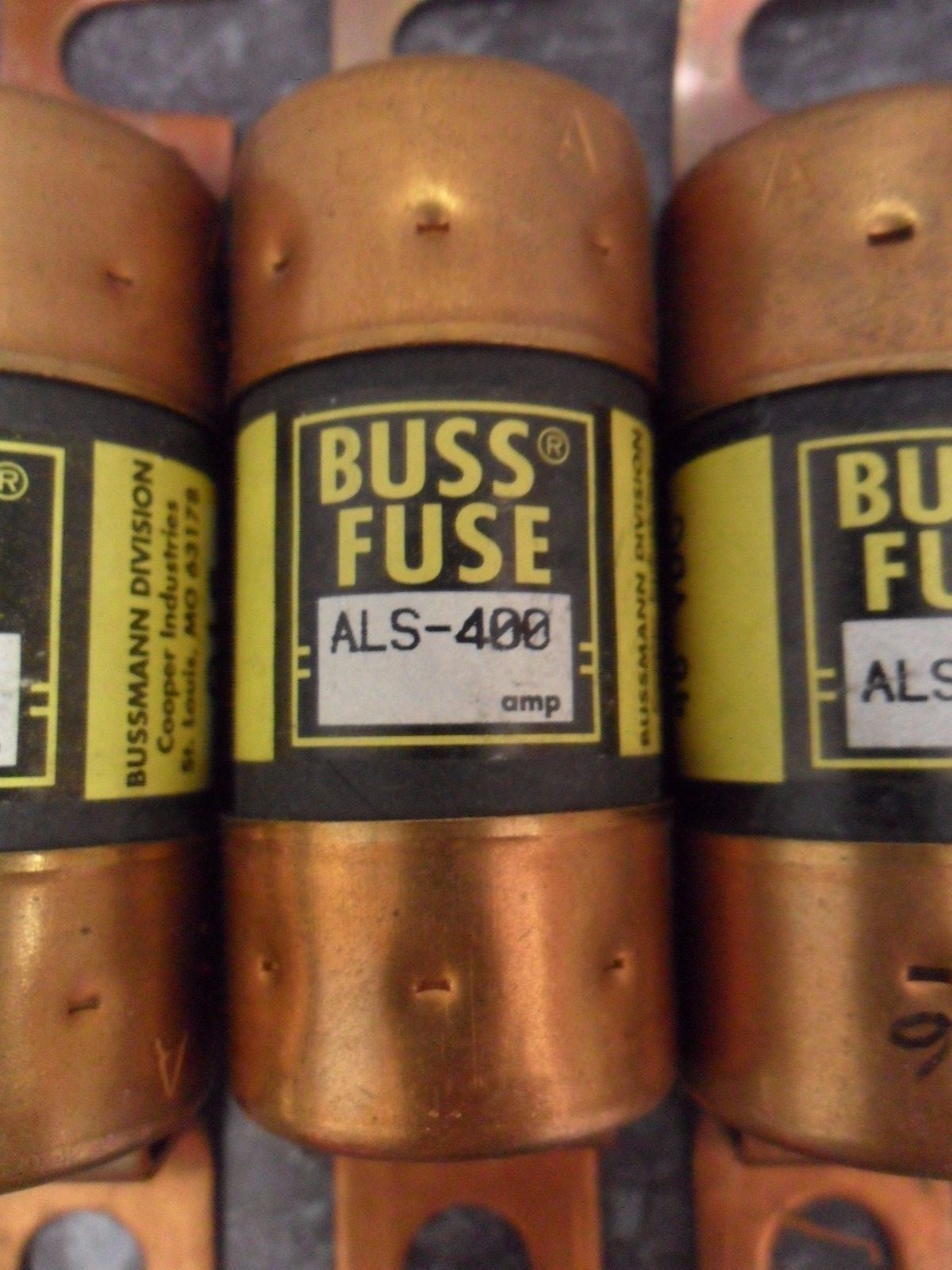 Nice Lot Bussmann ALS-400 Fuses 400 Amps 125 Volts