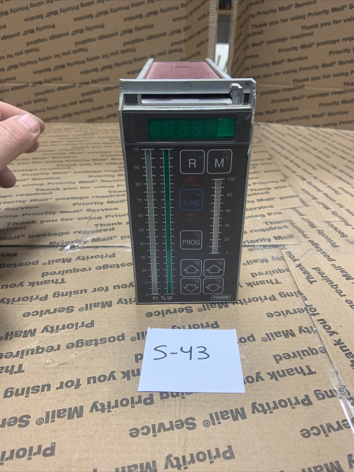 FISHER DPR900X1-A7 CONTROLLER TYPE DPR900 DPR900X1A7 12B7588X052