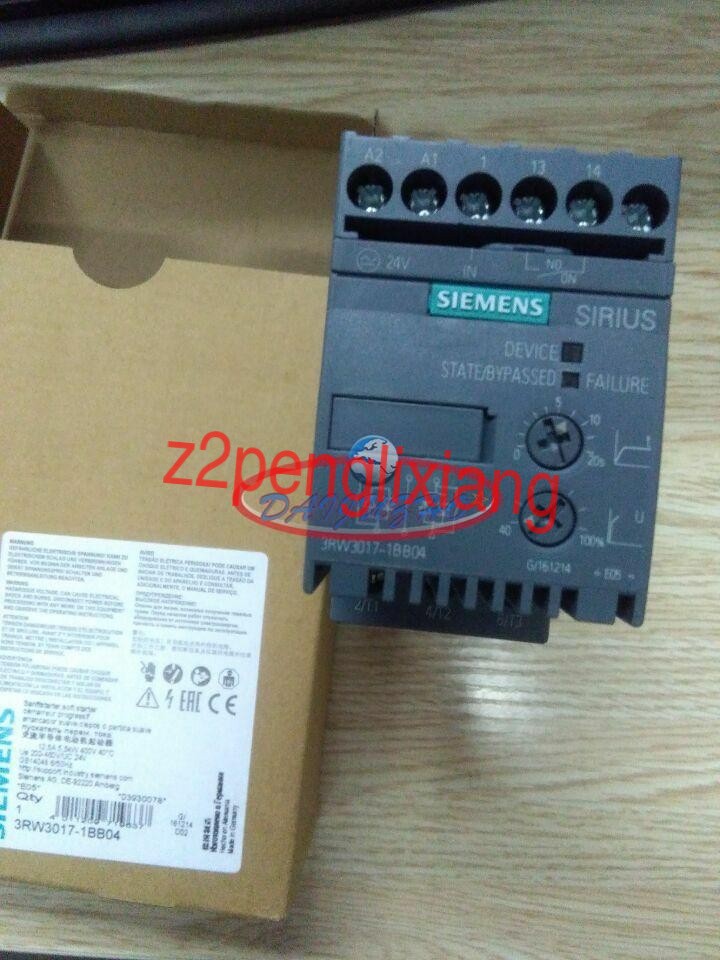 1PC New Siemens 3RW3017-1BB04 5.5KW soft starter