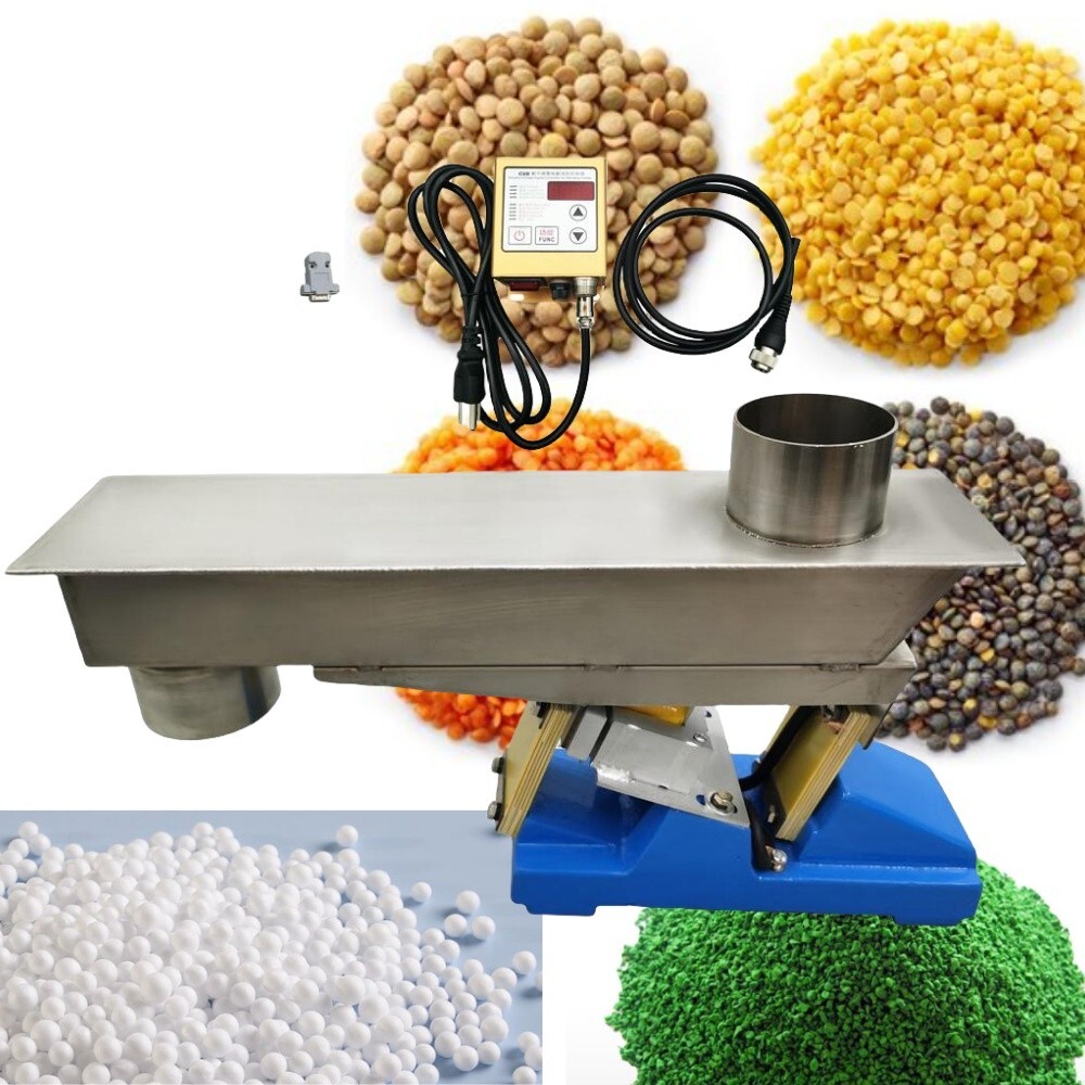 Food Feeder Small Feeder Pellet Feeder110V Electromagnetic Vibrating Feeder 1T/H