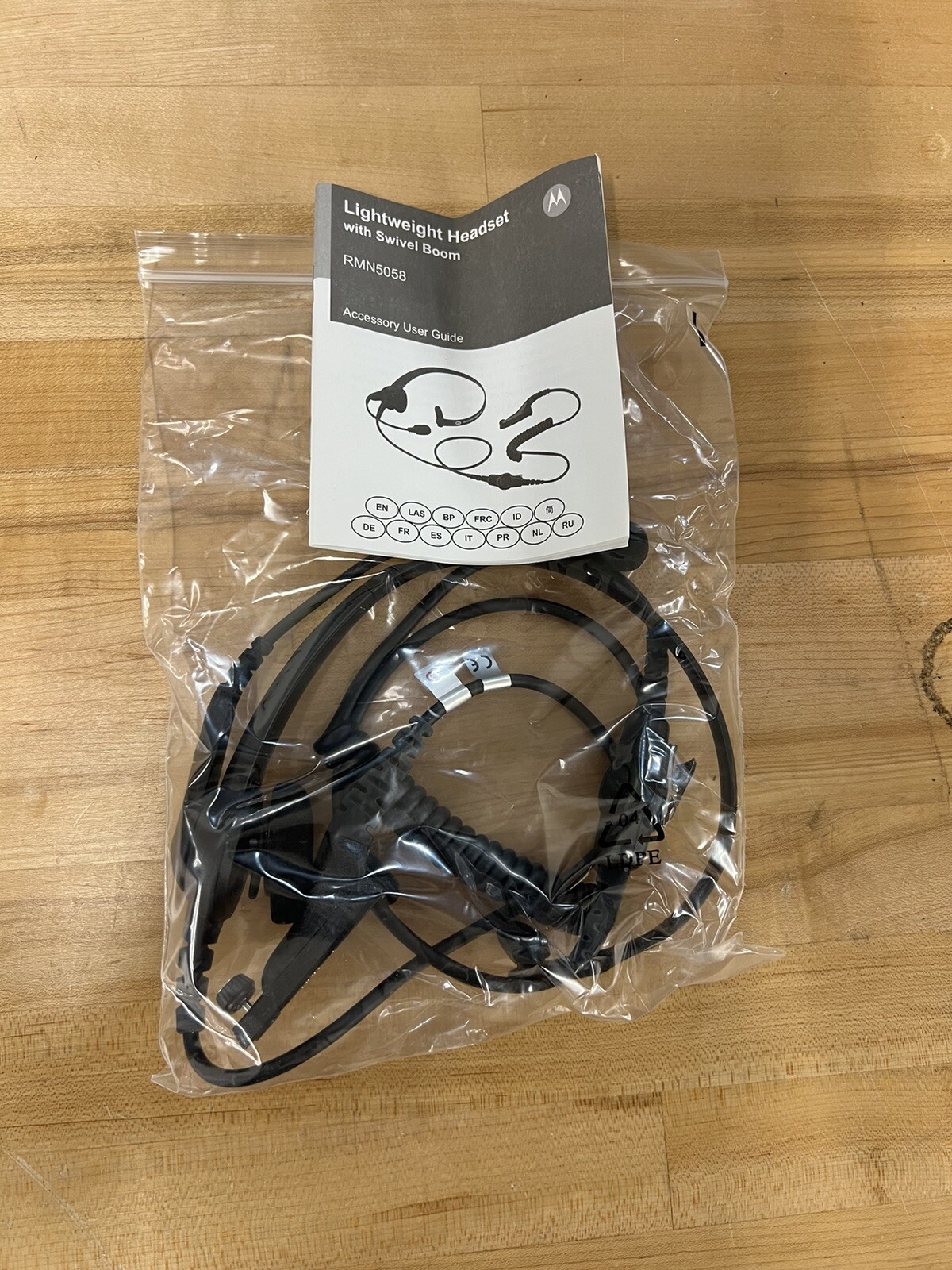 Motorola Rmn5058A Headset, Push To Talk NEW IN BOX