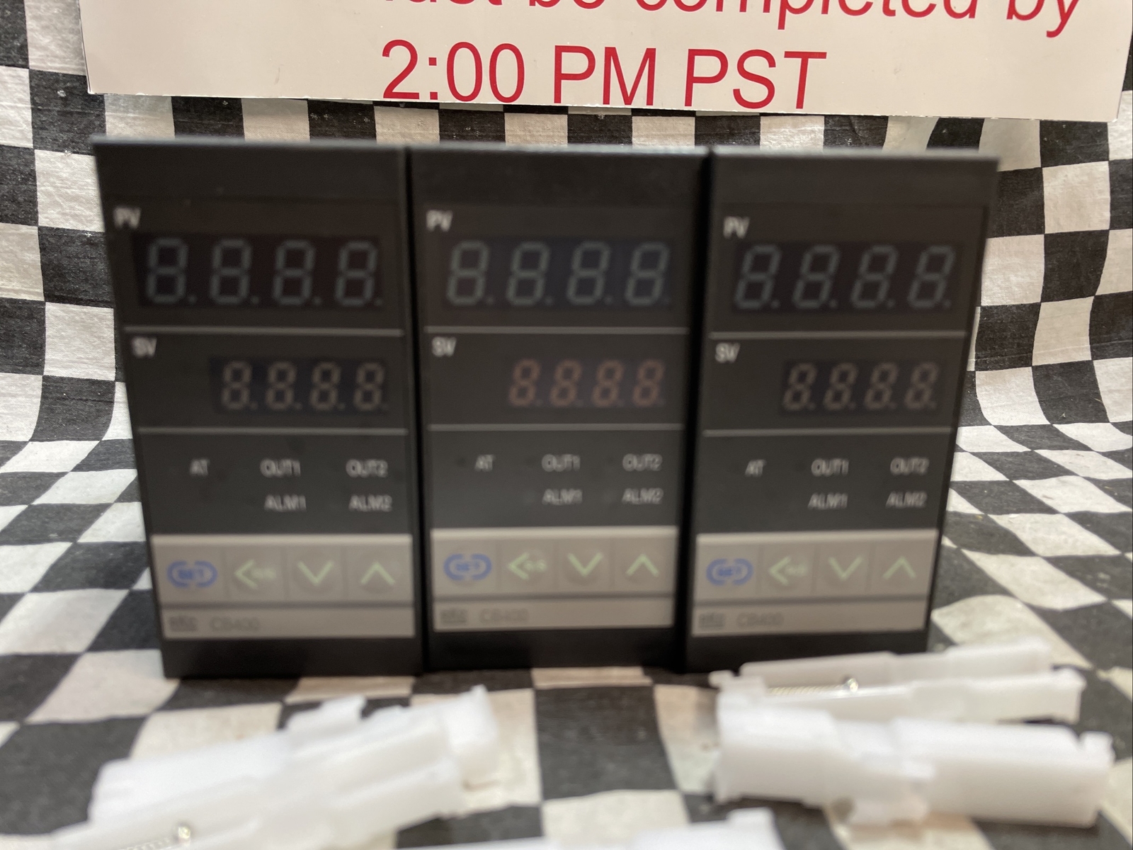 RKC CB400, TEMPERATURE CONTROLLER, AJA3-MM*NN-N1/A/Y, LOT OF 3, SHIPSAMEDAY