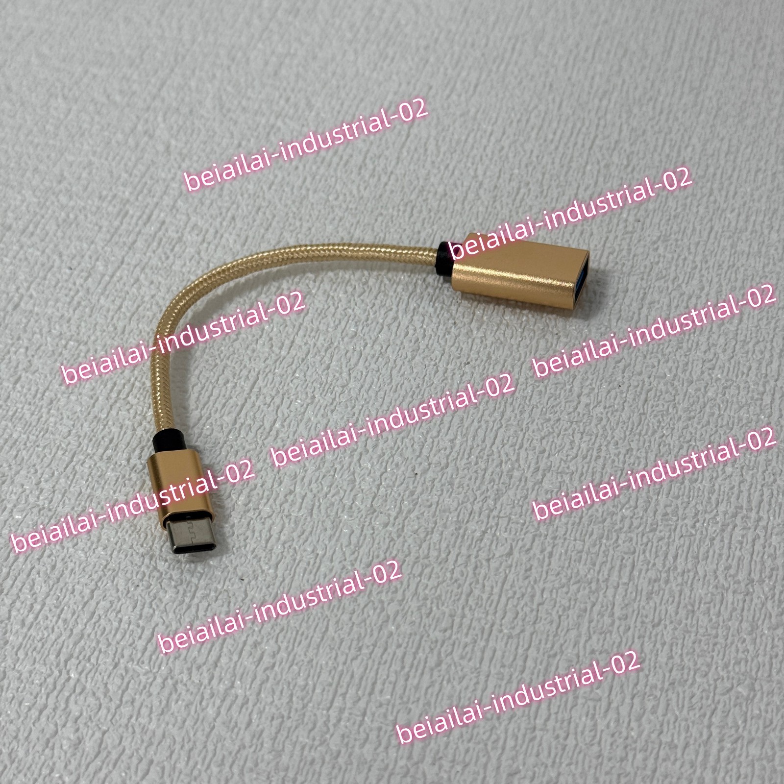 2pcs USB-C 3.1 Type C Male to USB 3.0 Type A OTG Adapter Converter Cable Cord