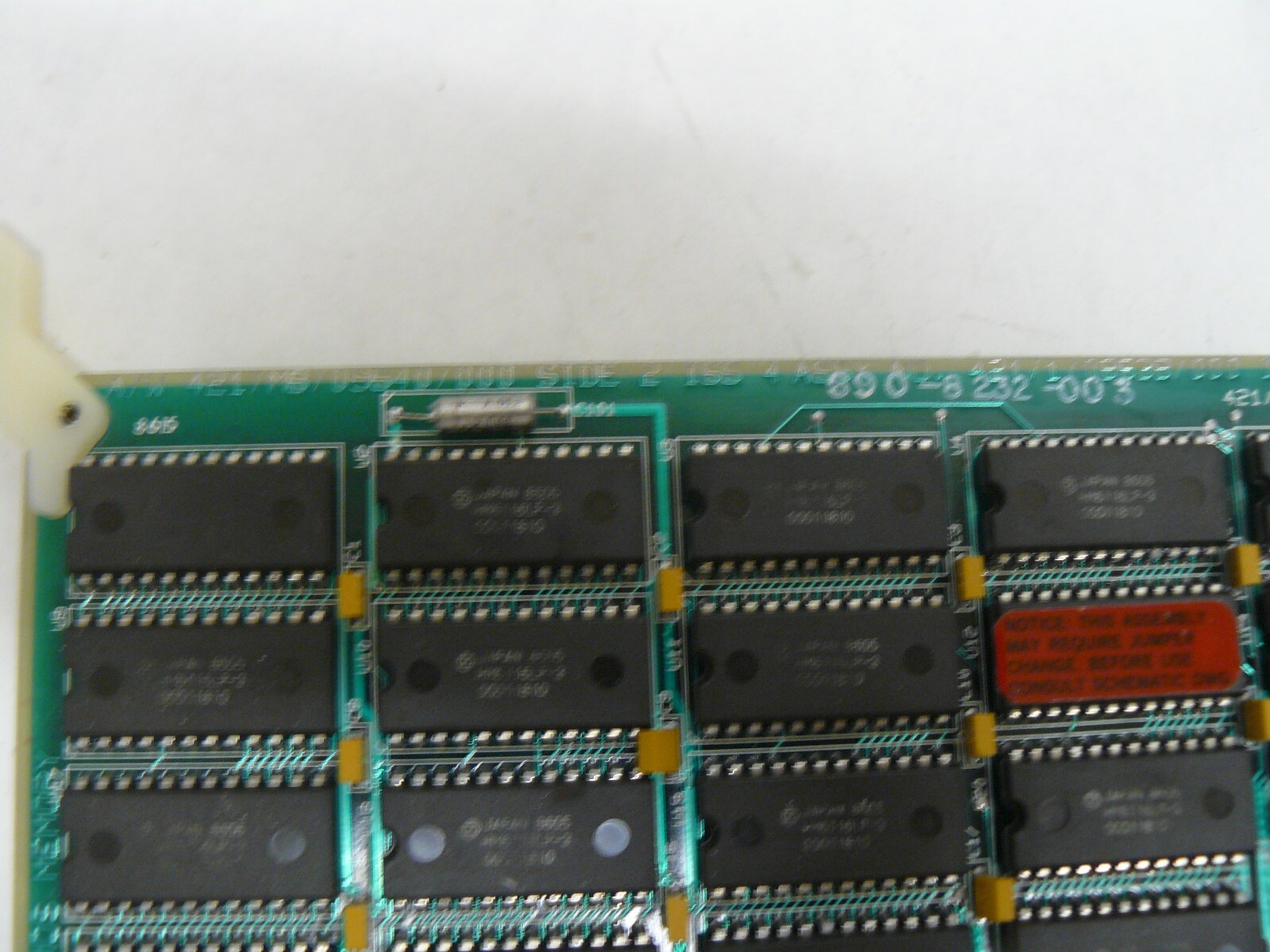 SVG Lithography 421/MA/09640/000 64k 8 bit cmos memory module 421/MB/09640/000