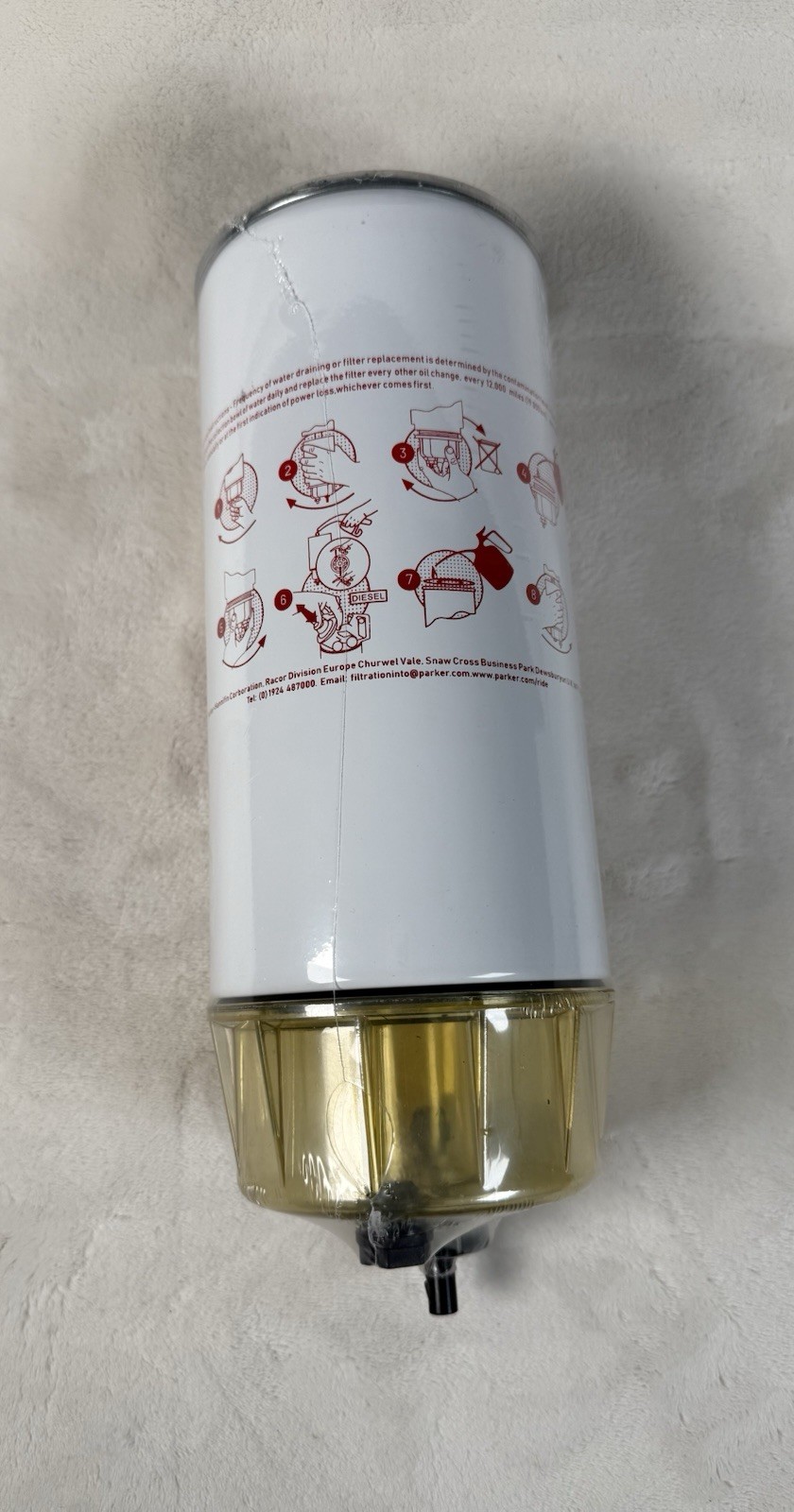 Parker Racor R120P Fuel Filter / Water Separator | 10 Micron