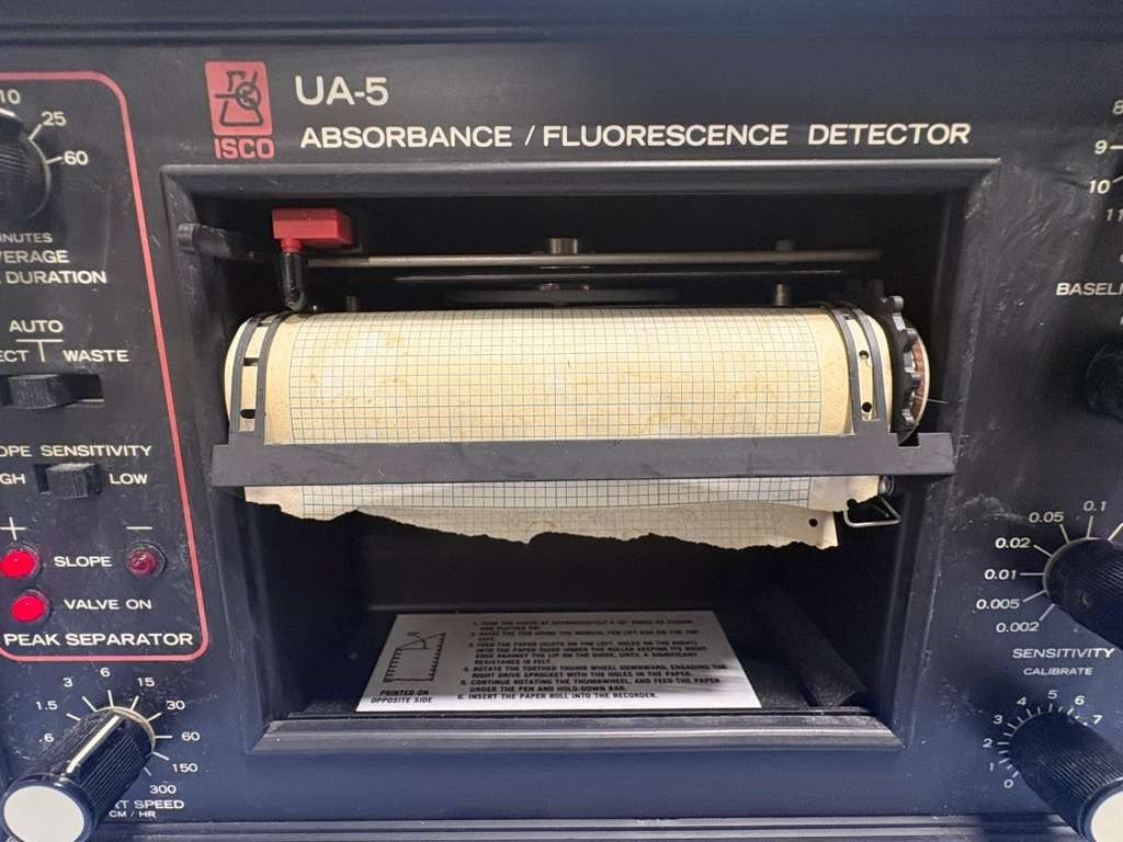 ISCO UA-5 Absorbance/Fluorescence Detector w/ Type 6 Optical Unit Part 89243