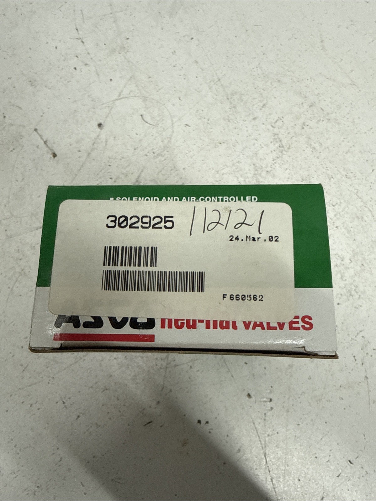 Asco Red-Hat 302925 Valve Rebuild Kit **NOS**