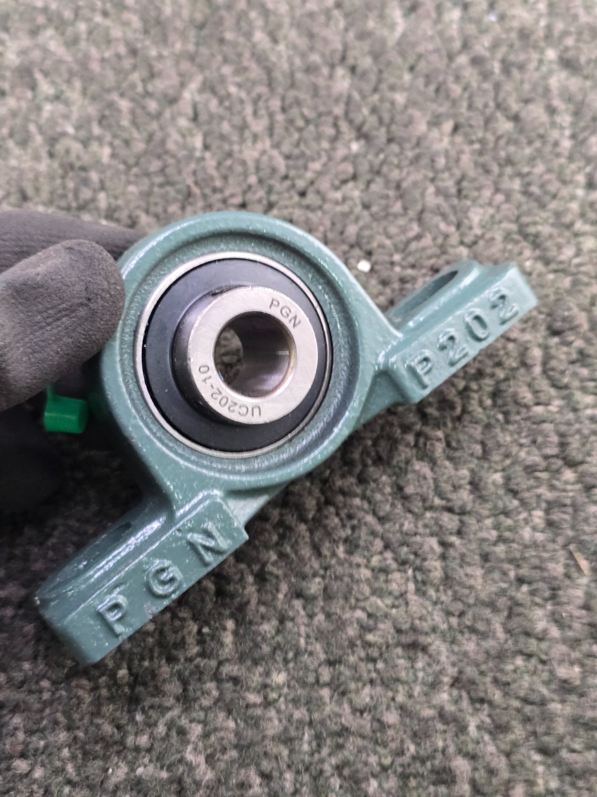 PGN P202 2-Bolt Pillow Block Housing Unit with UC202-10 5/8″ Ball Bearing Insert