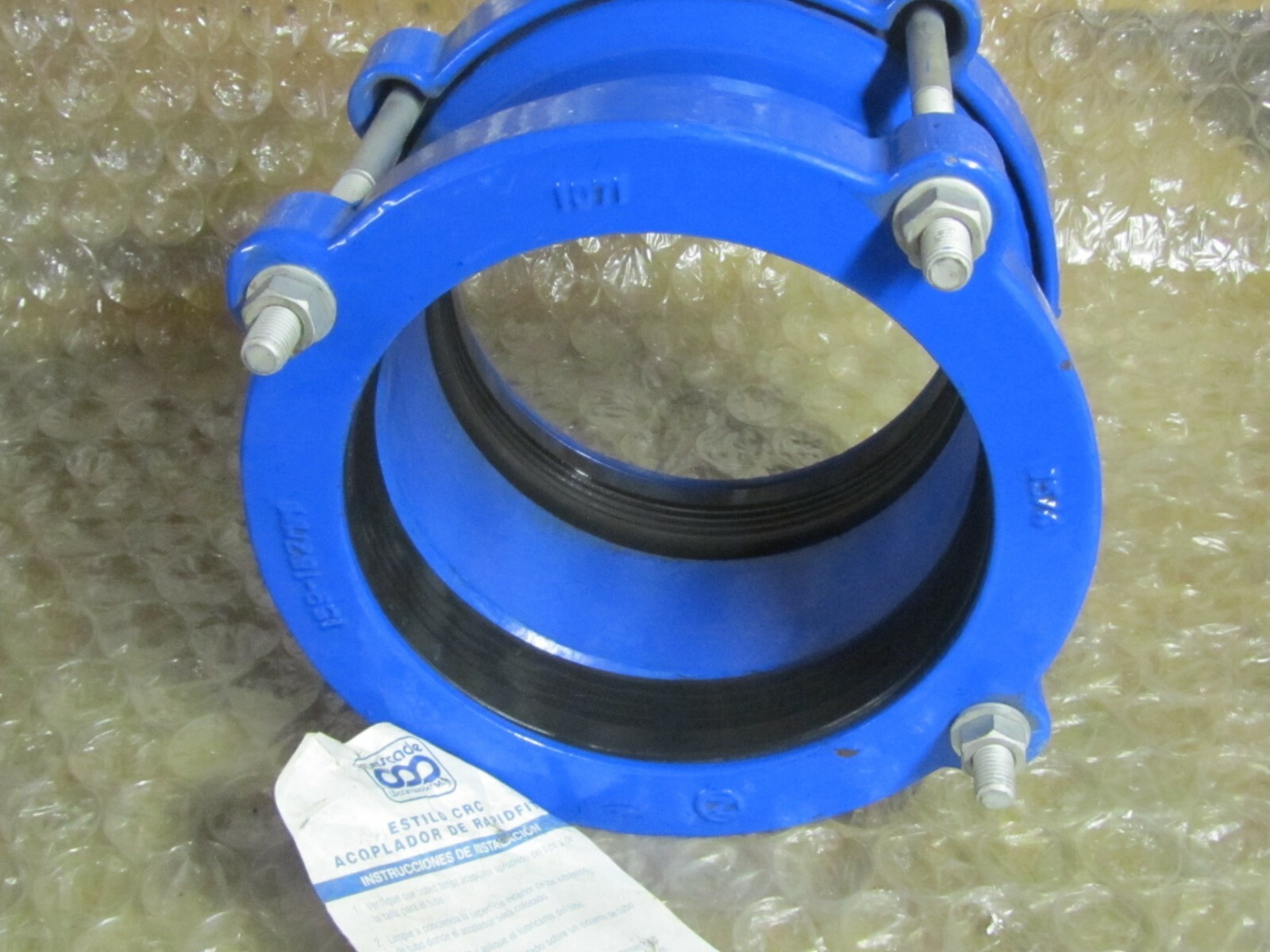 CRC-6 RAPIDFIT 6″ Ductile Iron Pipe Coupling, 6.26 to 7.17 INCH Pipe Size –