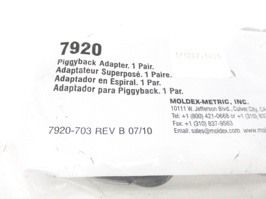 MOLDEX 7920 (PKG OF 2) NSMP