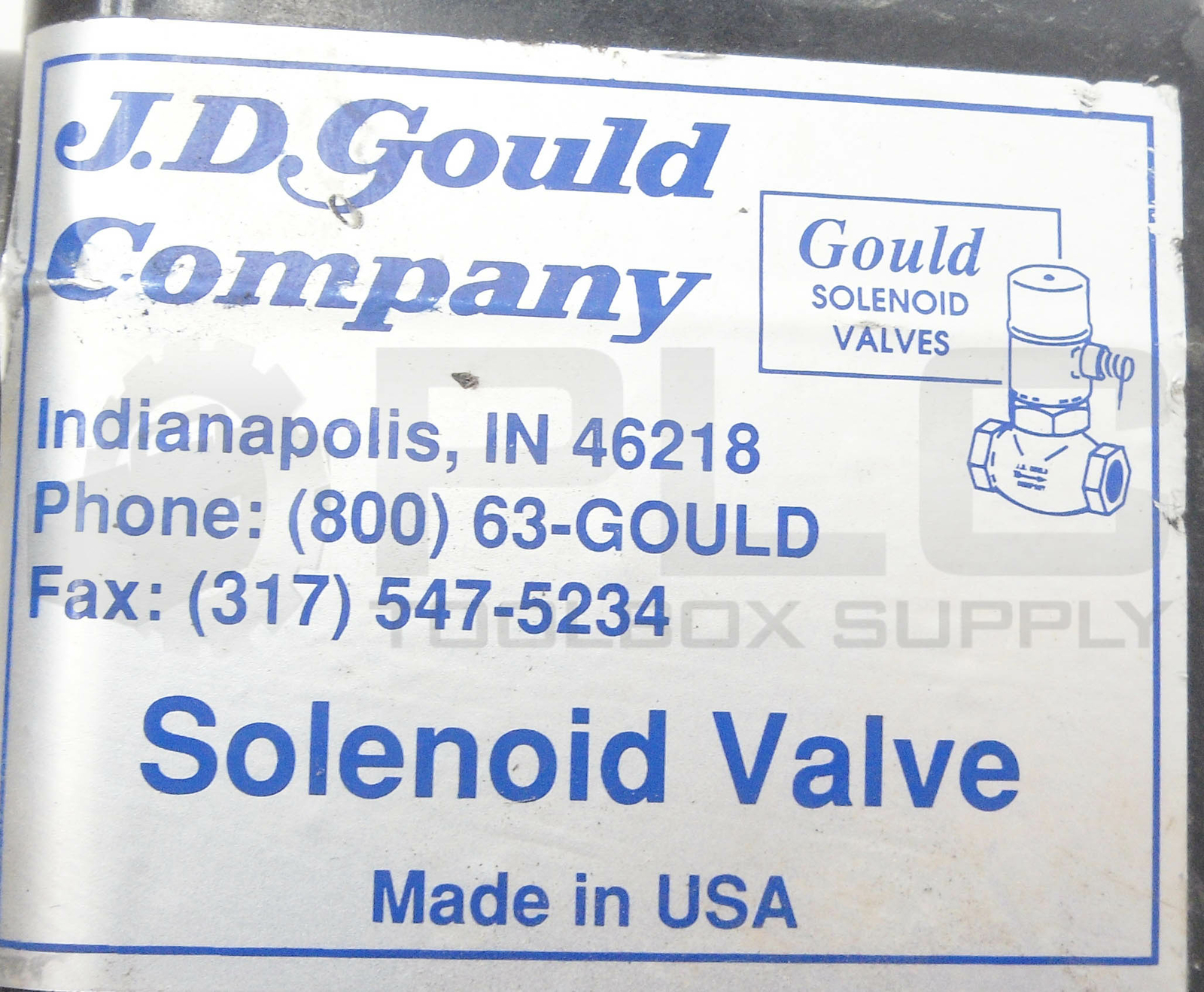J.D. GOULD COMPANY OV SOLENOID VALVE 2″