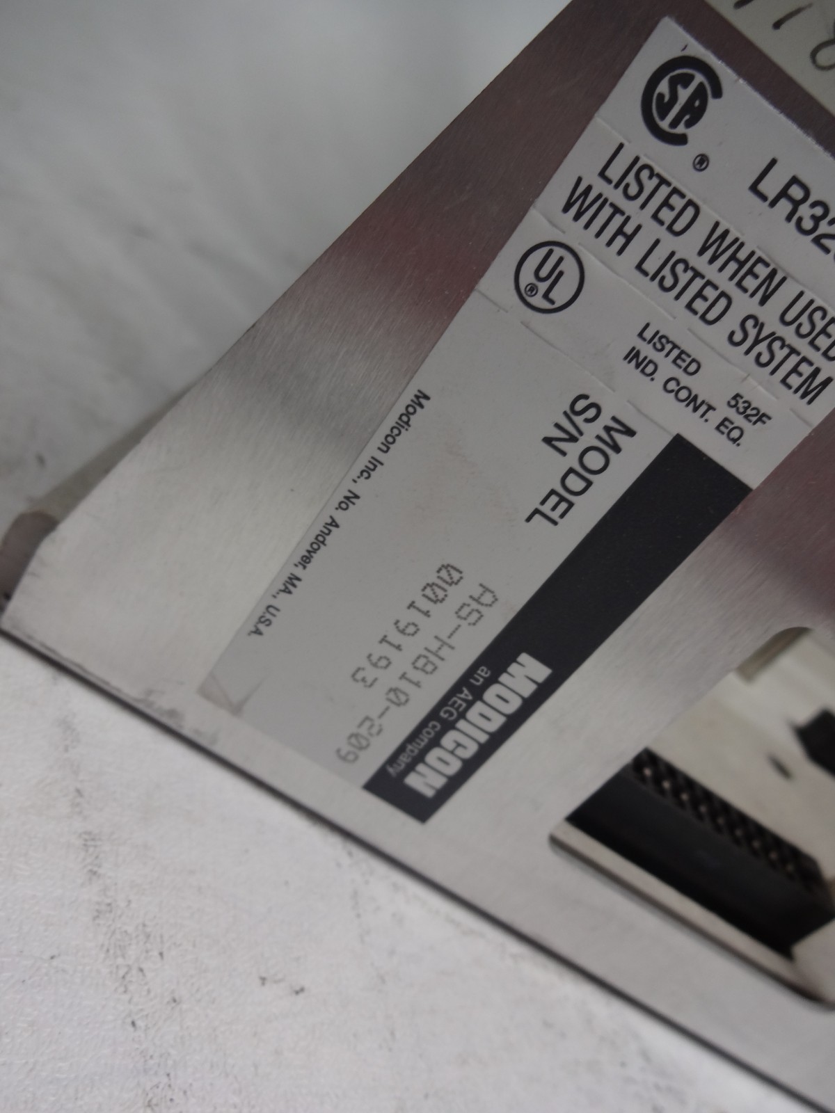 Aeg Modicon As-h810-209 Primary Housing Chassis 984 Series