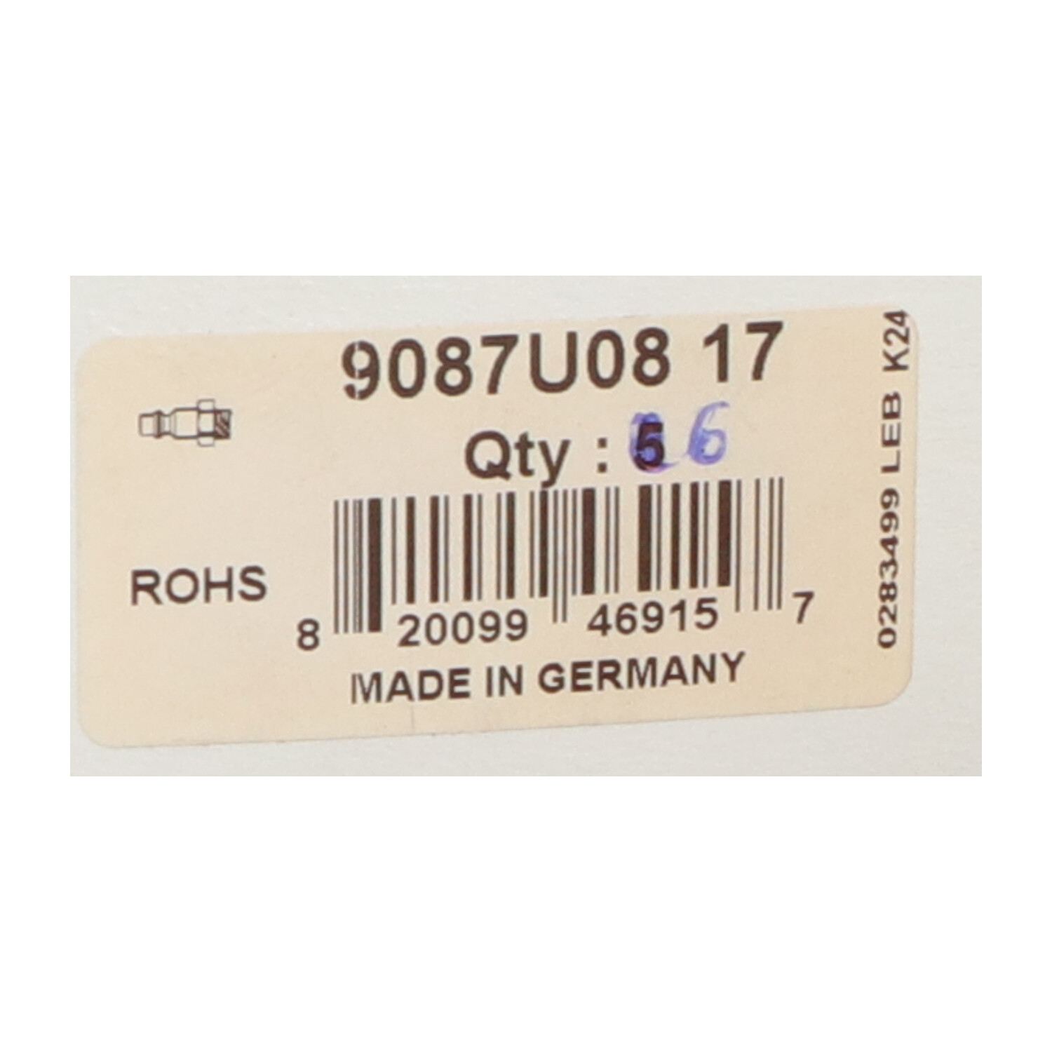 Parker 9087U0817 Series Adapter BSPP Male New NFP (6pcs)