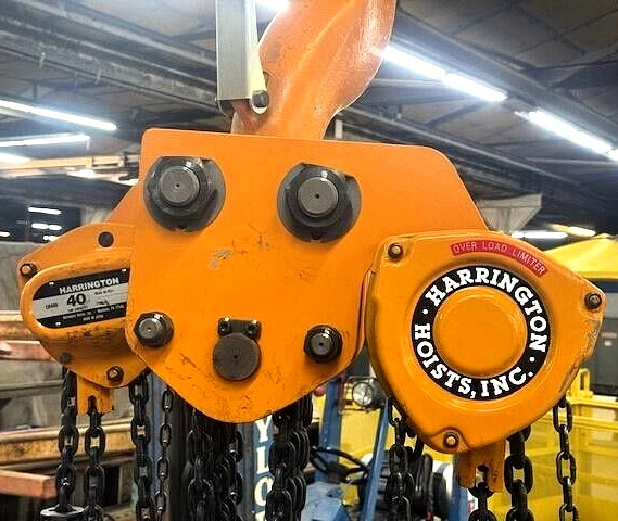 HARRINGTON CB400 40 TON HAND CHAIN HOIST 12′ LIFT